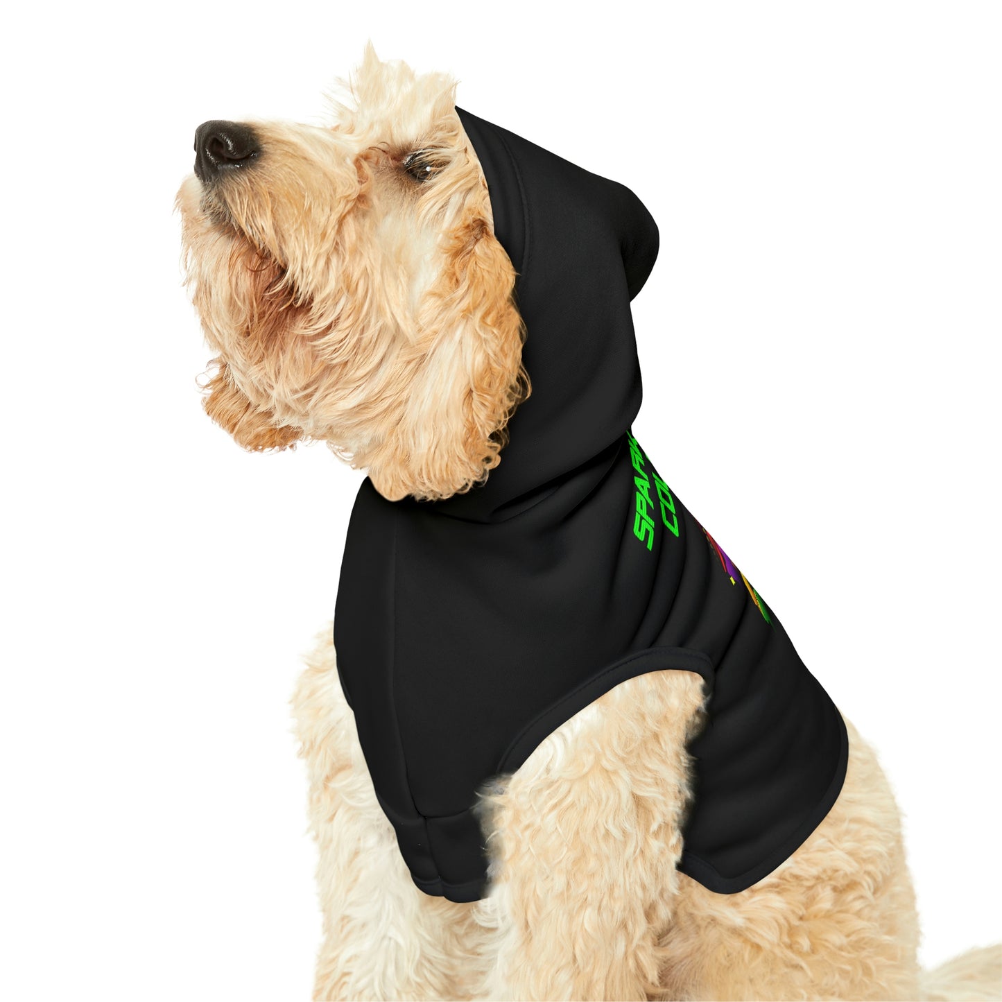 UFO Spark Black Dog Hoodie