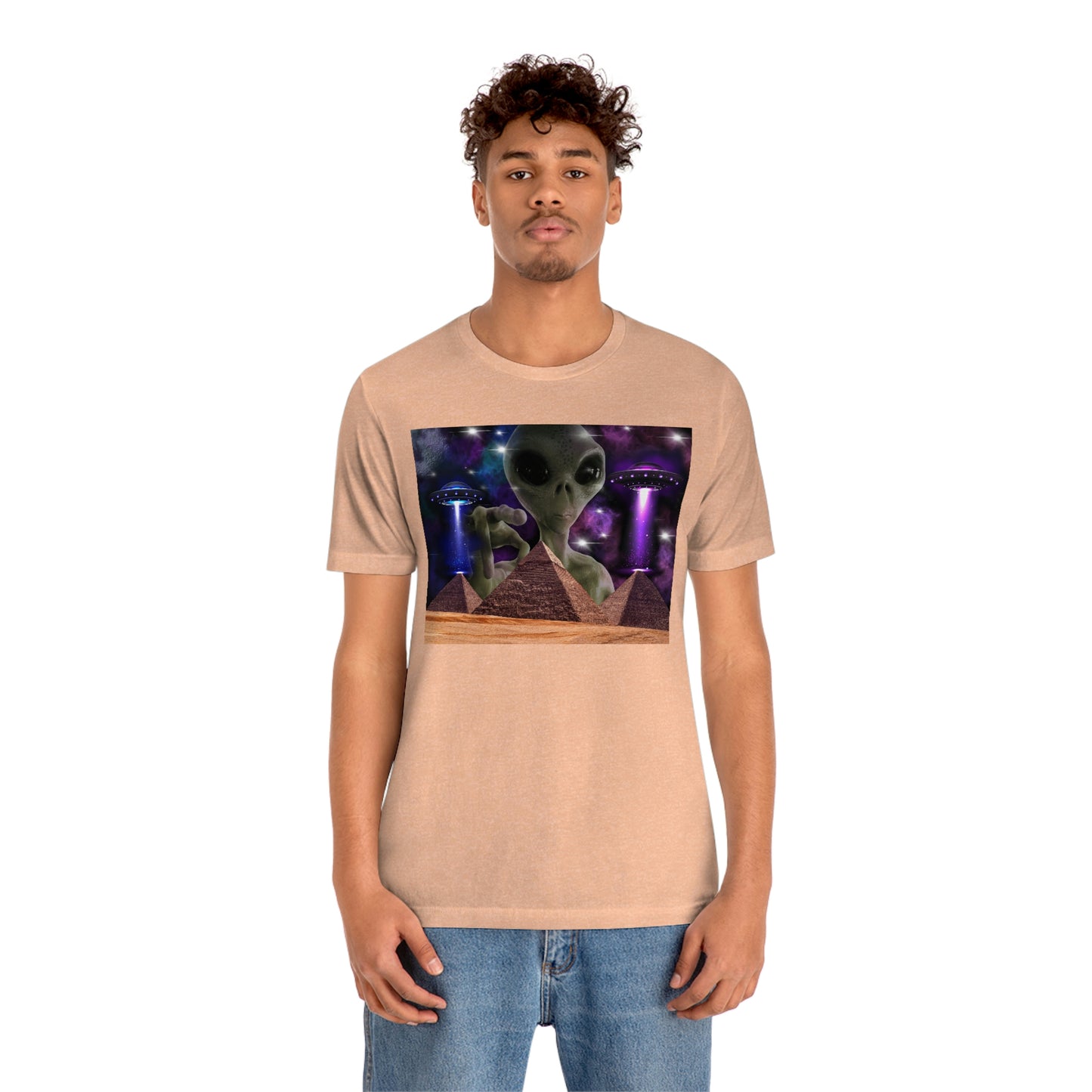 Alien Invasion Unisex Jersey Short Sleeve Tee