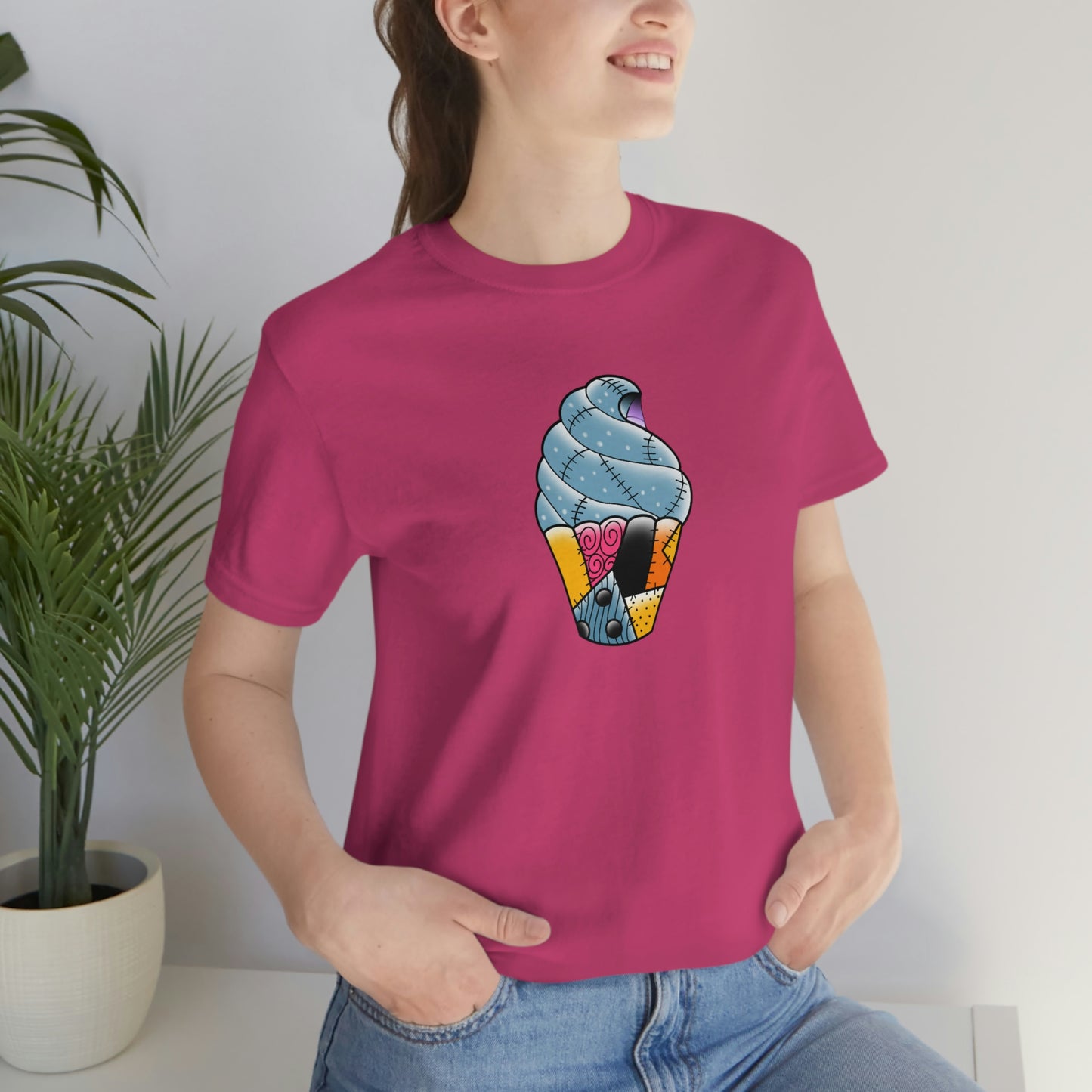 Sally Cupcake Unisex Jersey Short Sleeve Tee