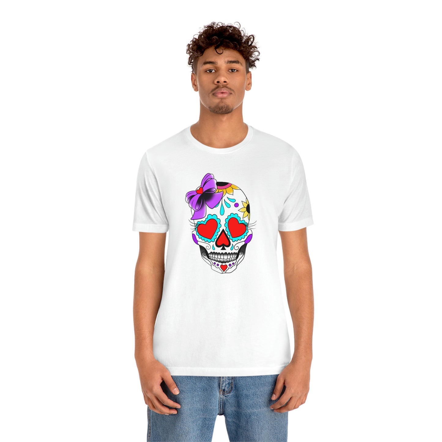 Lady Day of the Dead Unisex Jersey Short Sleeve Tee