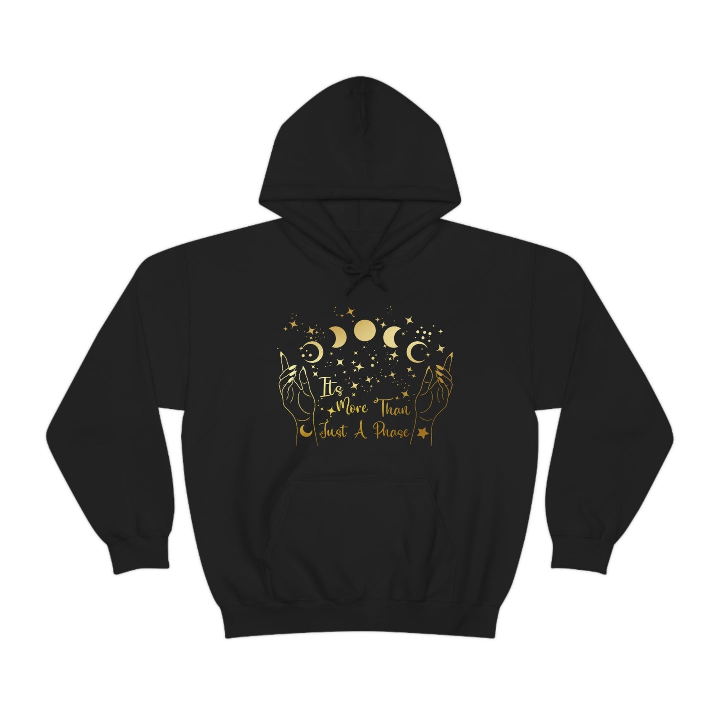 It's Not Just A Phase Gold Font Unisex Heavy Blend™ Hooded Sweatshirt