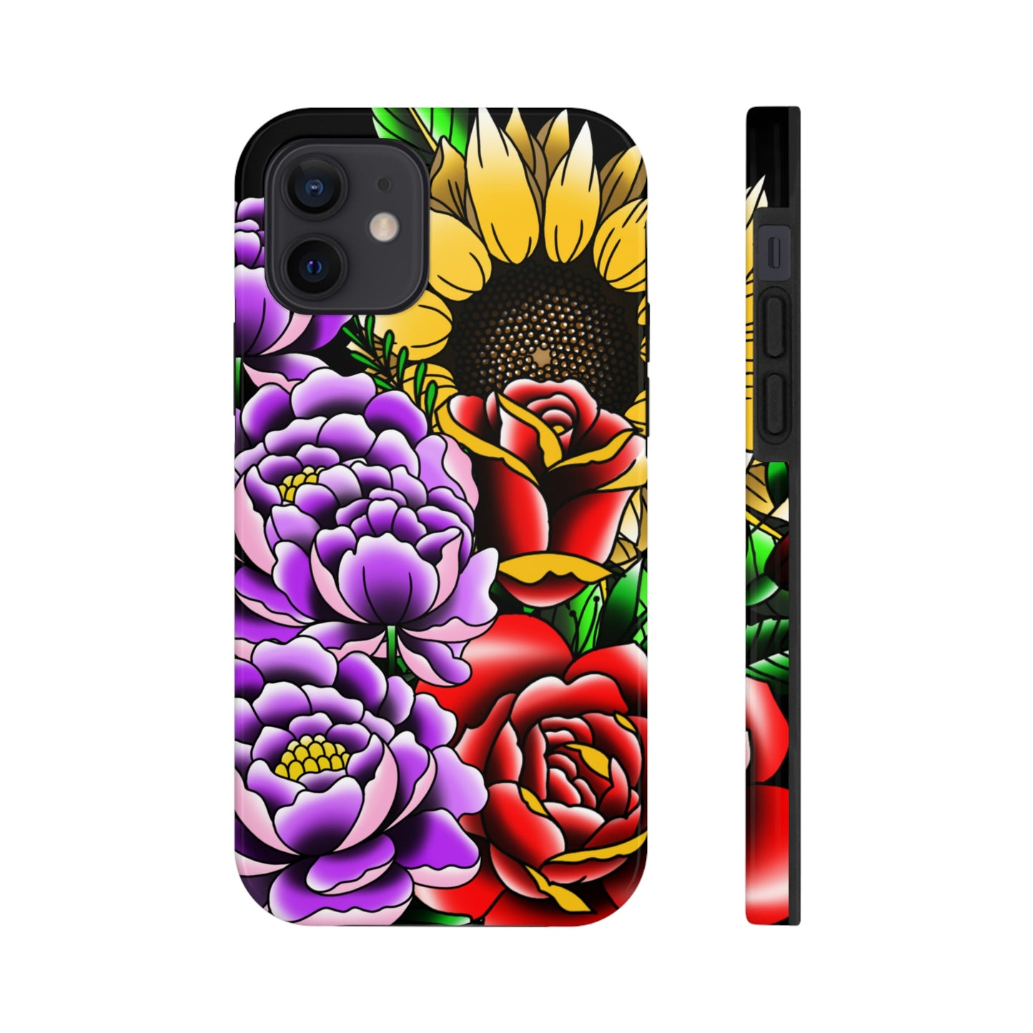 Flower Mix Up Tough Phone Cases, Case-Mate