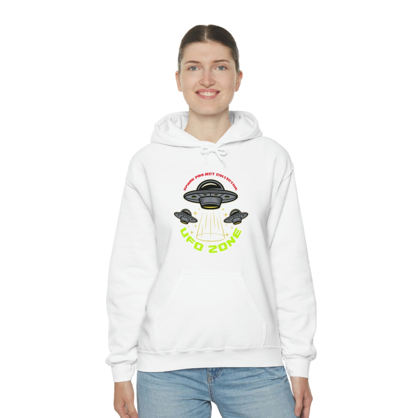 UFO Zone Unisex Heavy Blend™ Hooded Sweatshirt