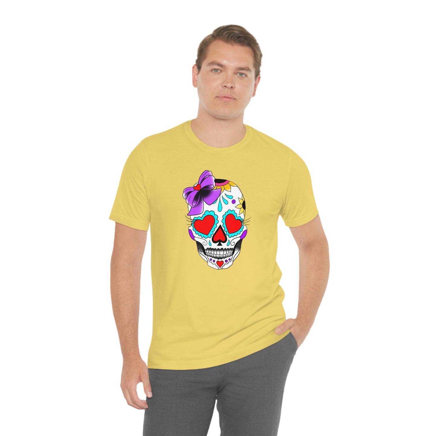 Lady Day of the Dead Unisex Jersey Short Sleeve Tee