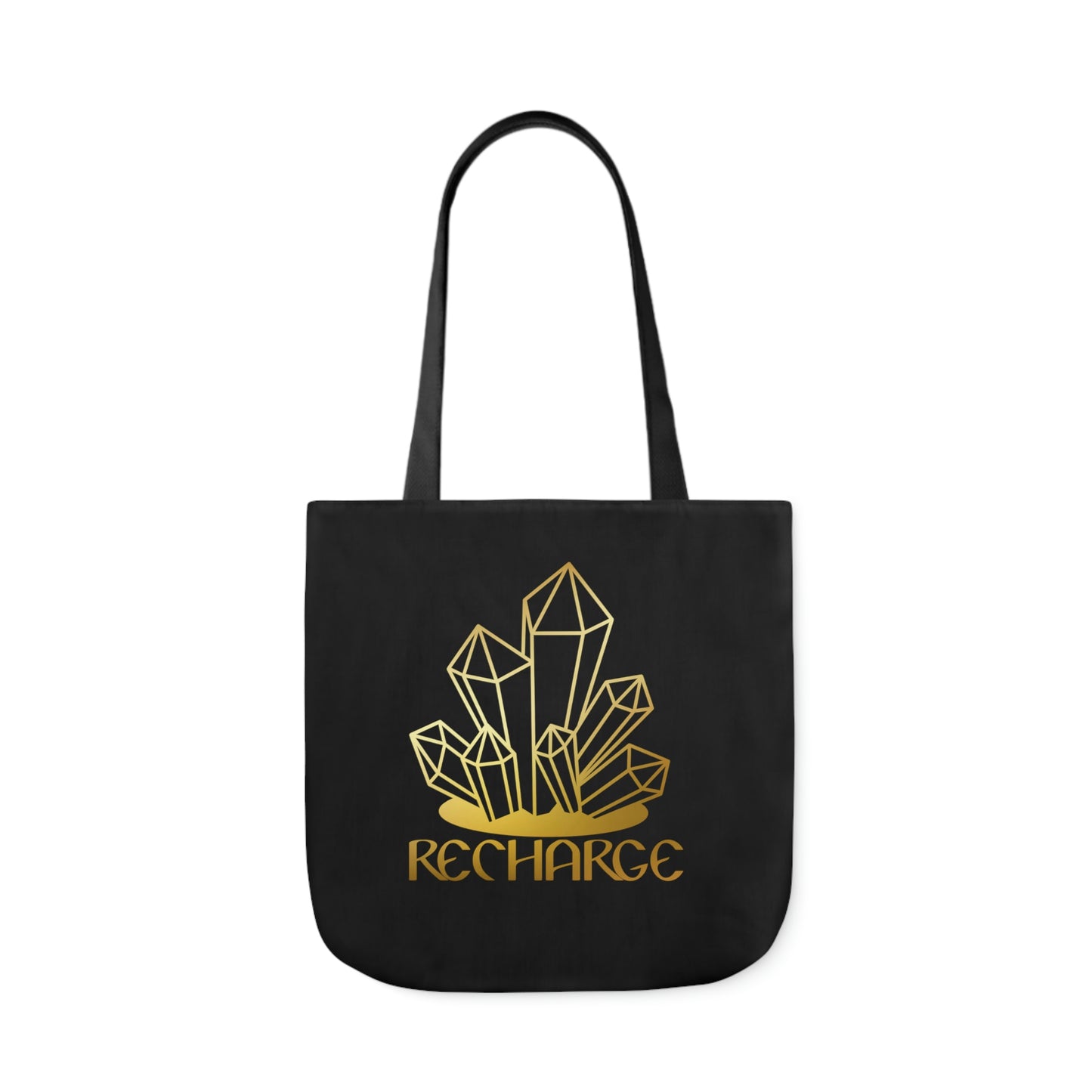 Recharge AOP Polyester Canvas Tote Bag