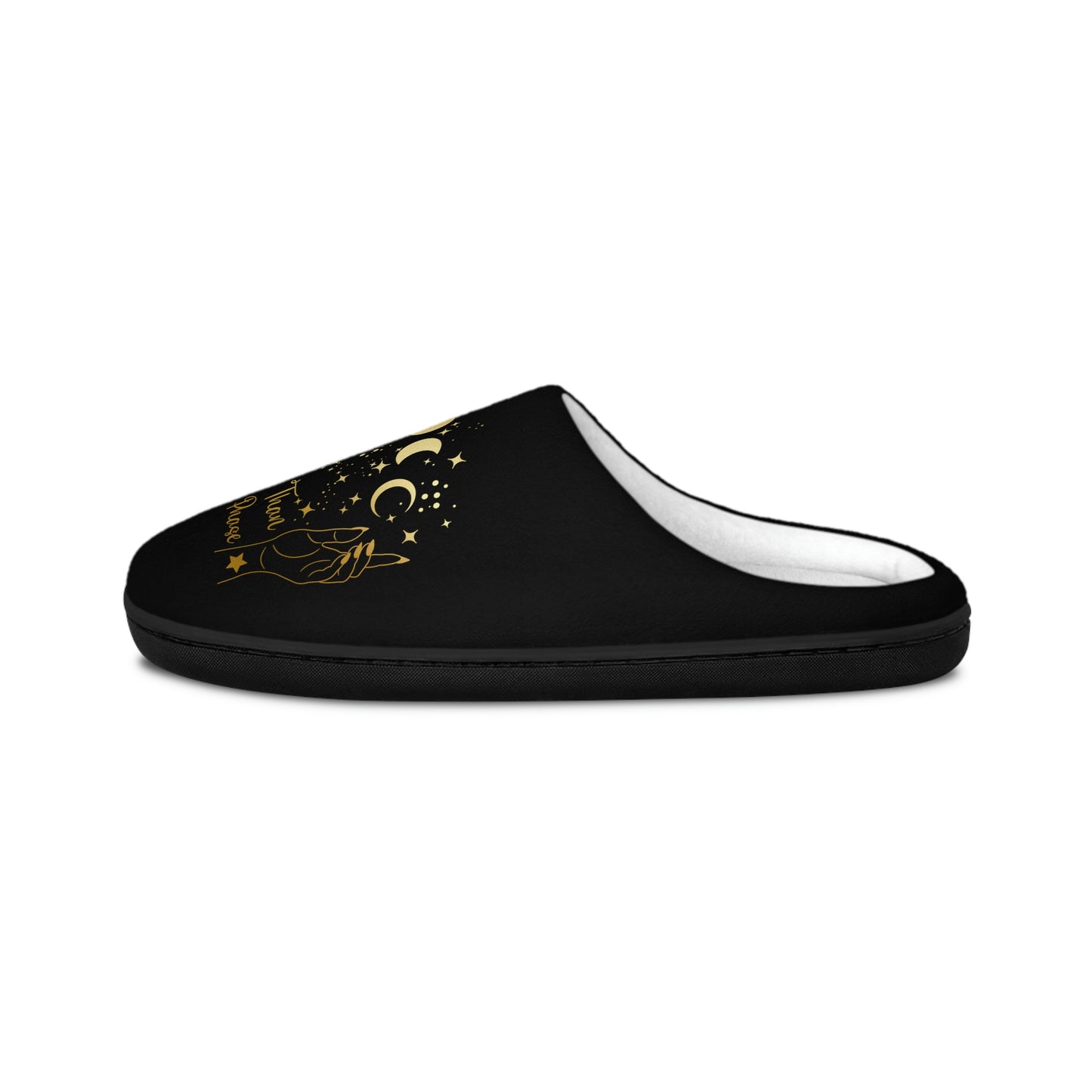 More Than A Phase Black Women's Indoor Slippers