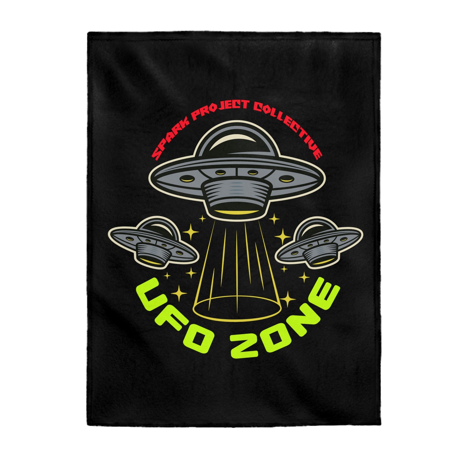 UFO Zone Velveteen Plush Blanket