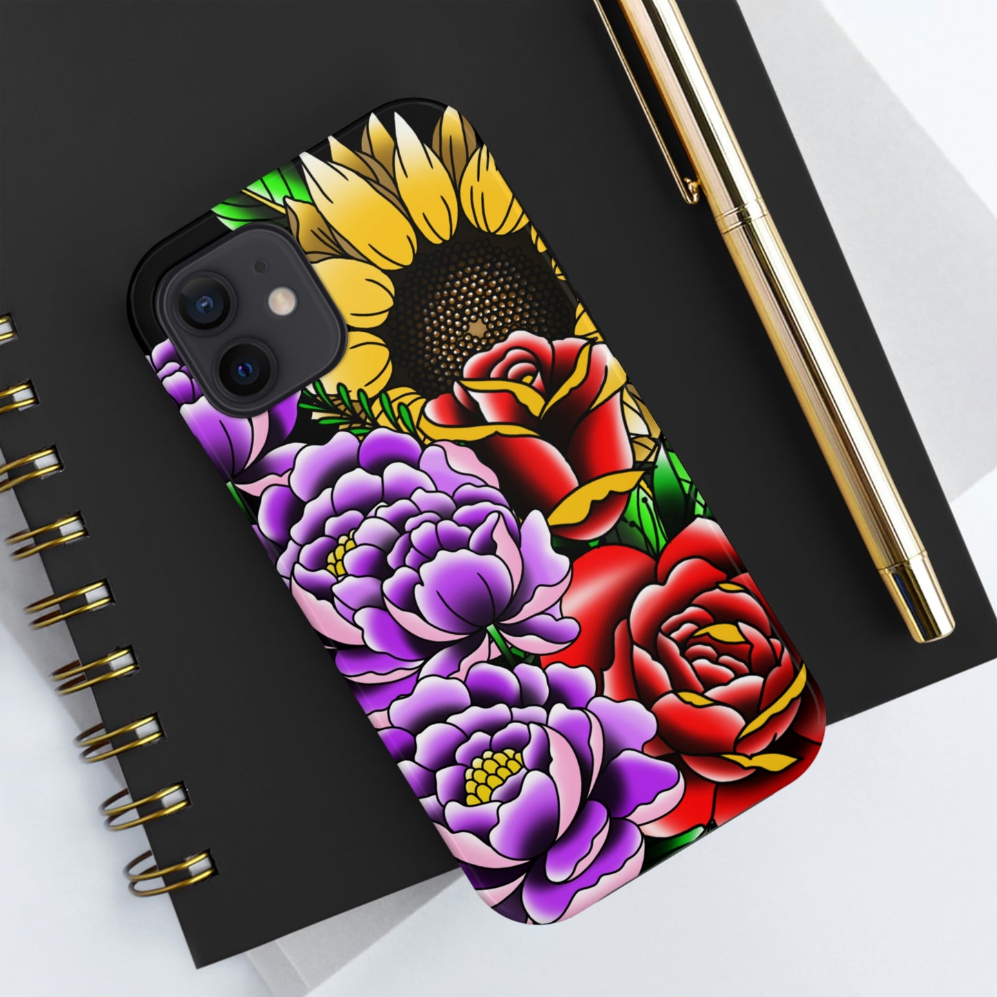 Flower Mix Up Tough Phone Cases, Case-Mate