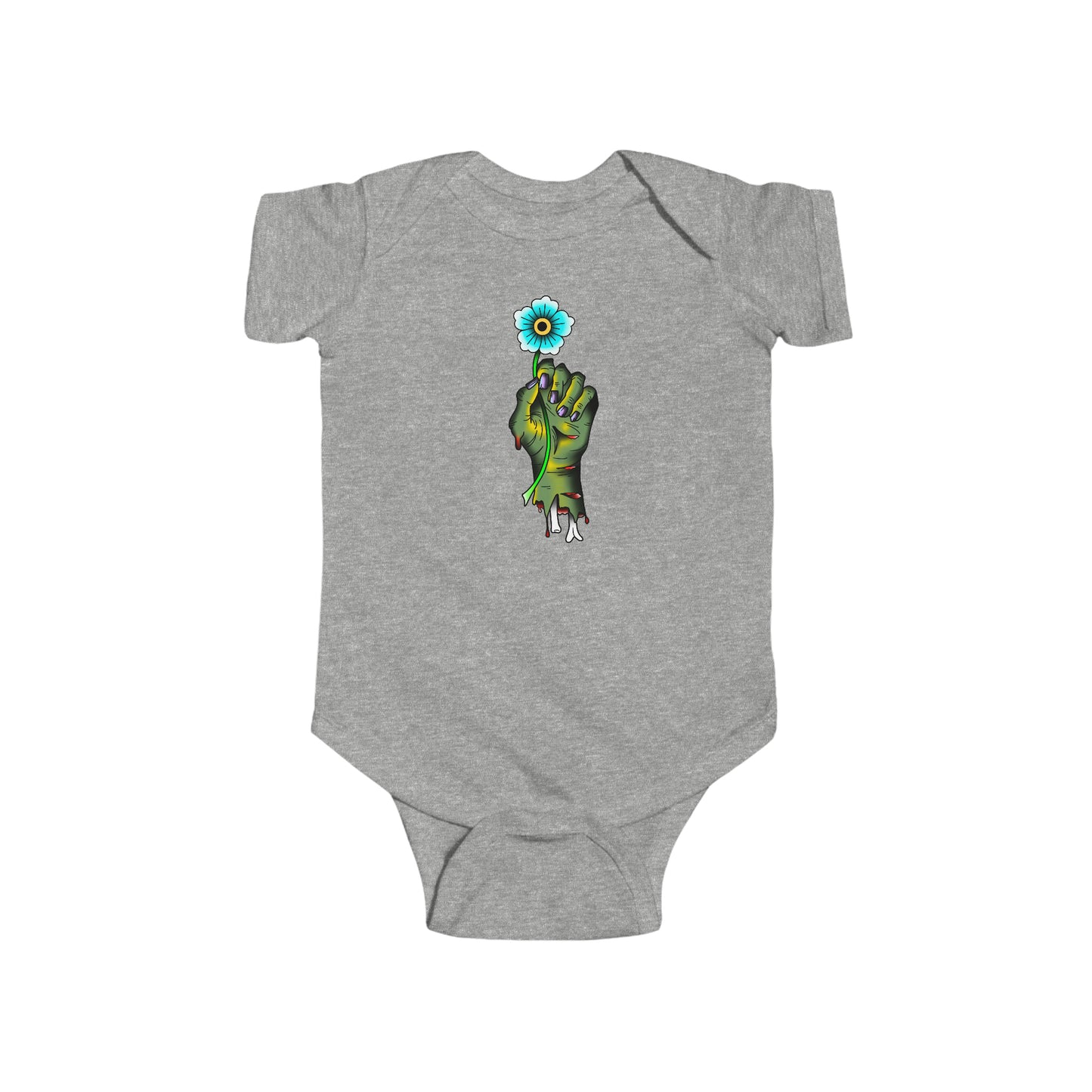 Zombie Flower Infant Fine Jersey Bodysuit