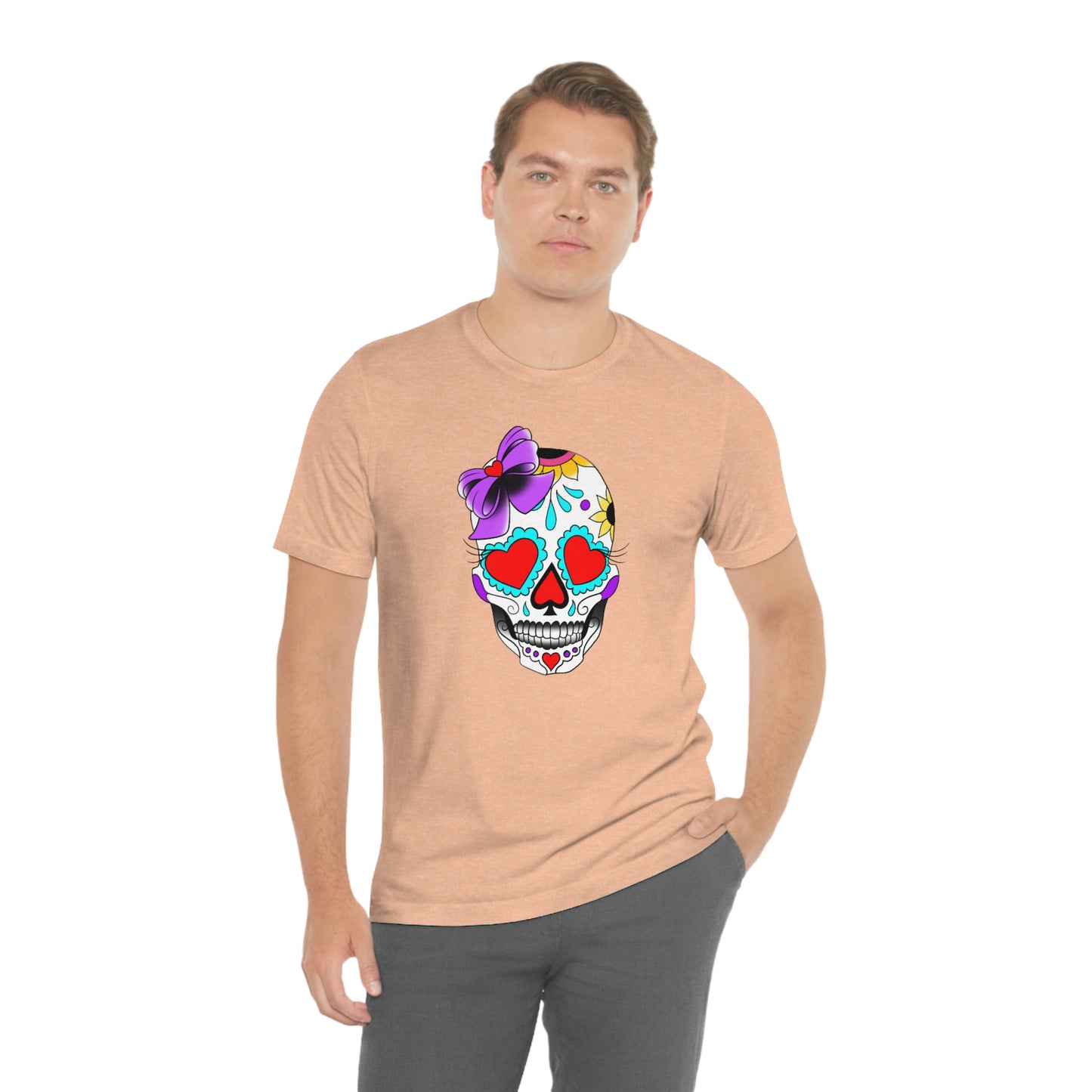 Lady Day of the Dead Unisex Jersey Short Sleeve Tee