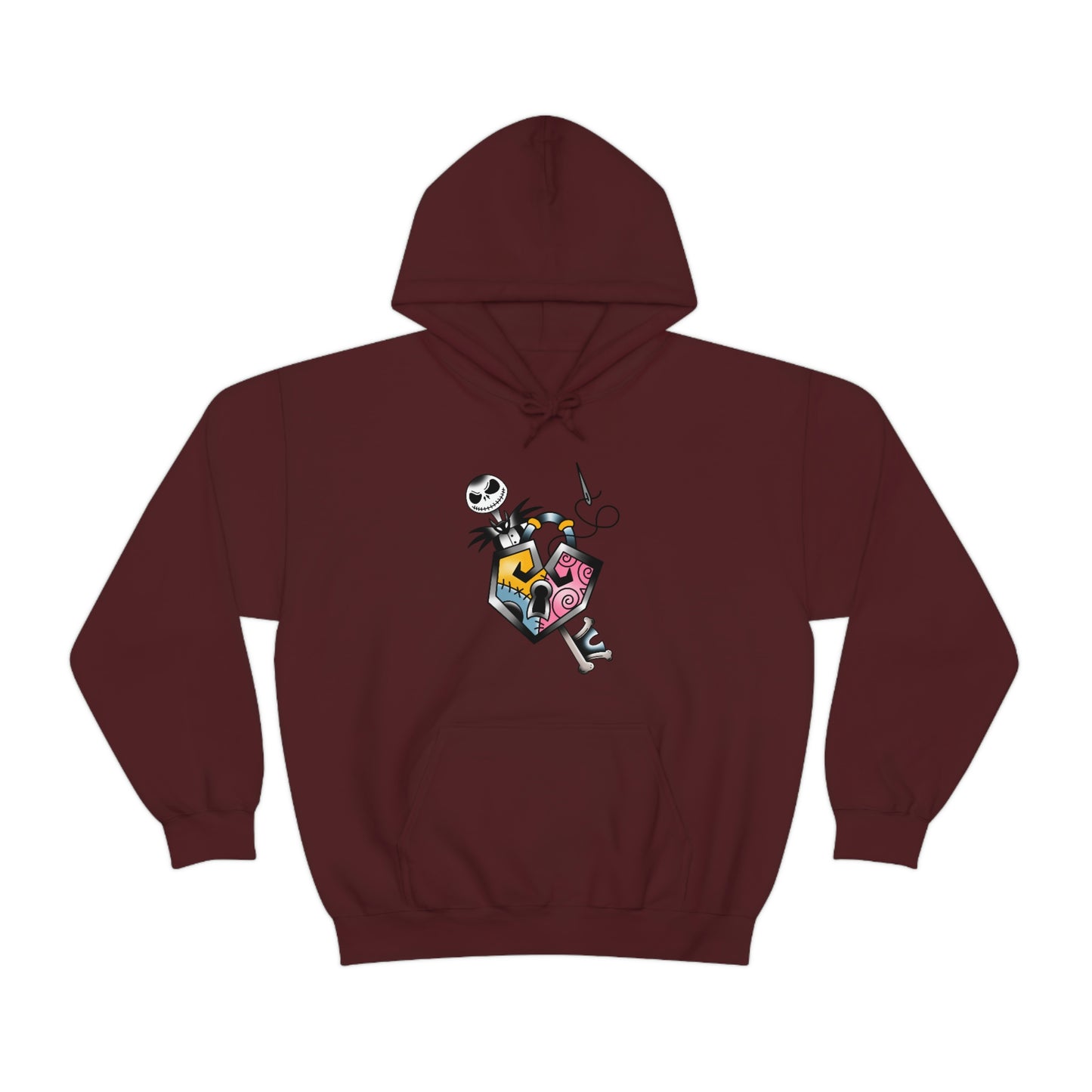 Jack and Sally Lock and Key Unisex Heavy Blend™ Hooded Sweatshirt