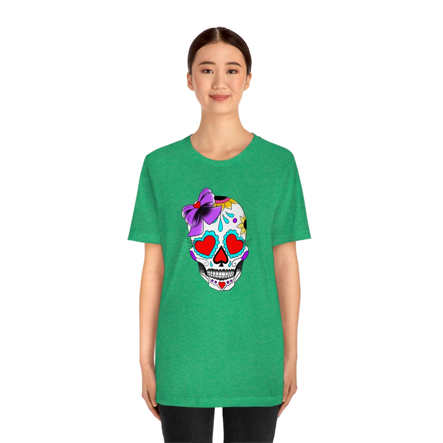 Lady Day of the Dead Unisex Jersey Short Sleeve Tee