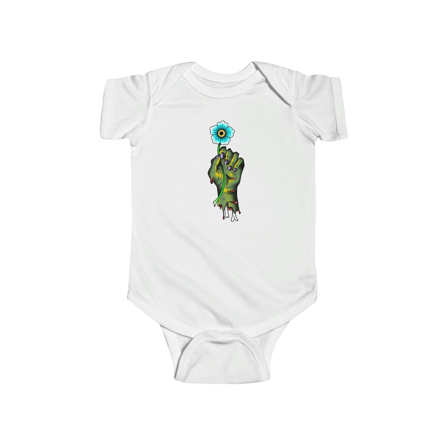 Zombie Flower Infant Fine Jersey Bodysuit