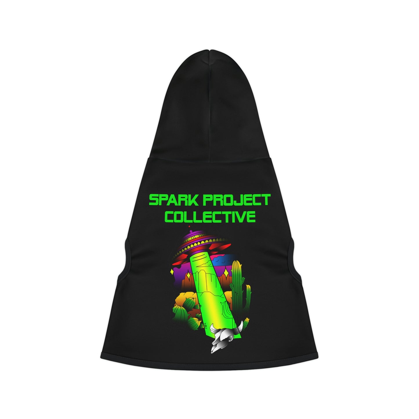 UFO Spark Black Dog Hoodie