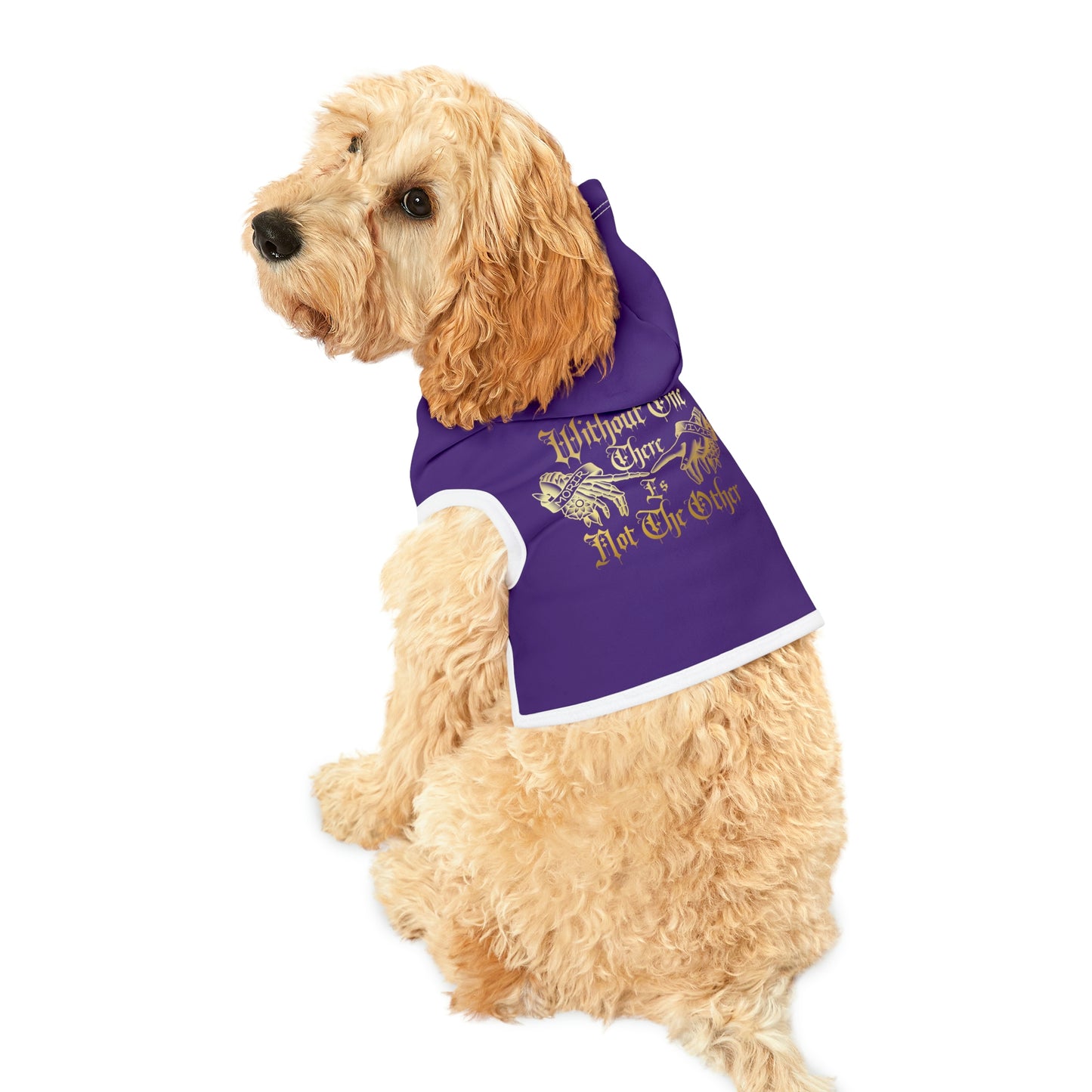 Without One There Is Not The Other Dark Purple Dog Hoodie