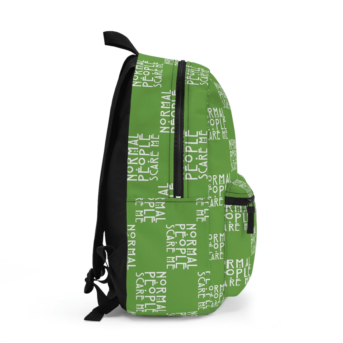 Light Green Checkered Normal people Backpack