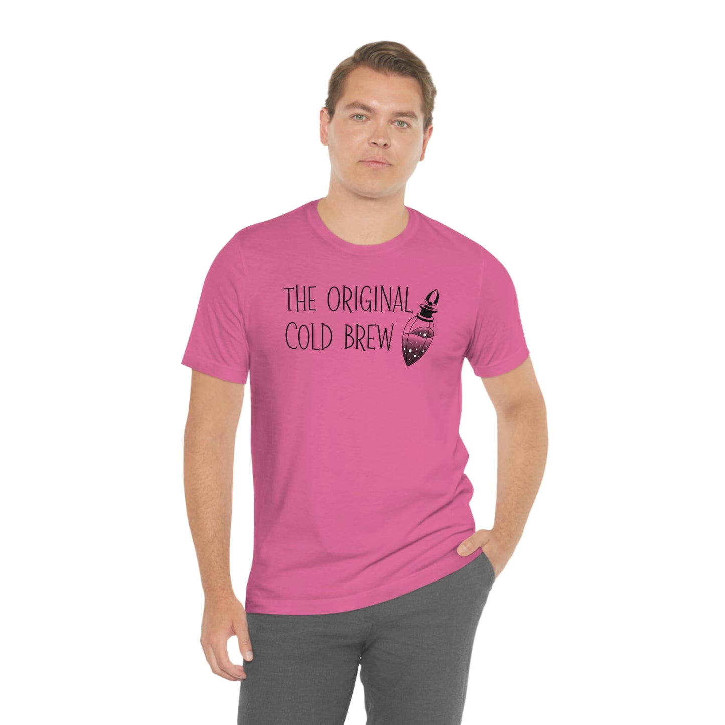 The Original Cold Brew Black Font Unisex Jersey Short Sleeve Tee