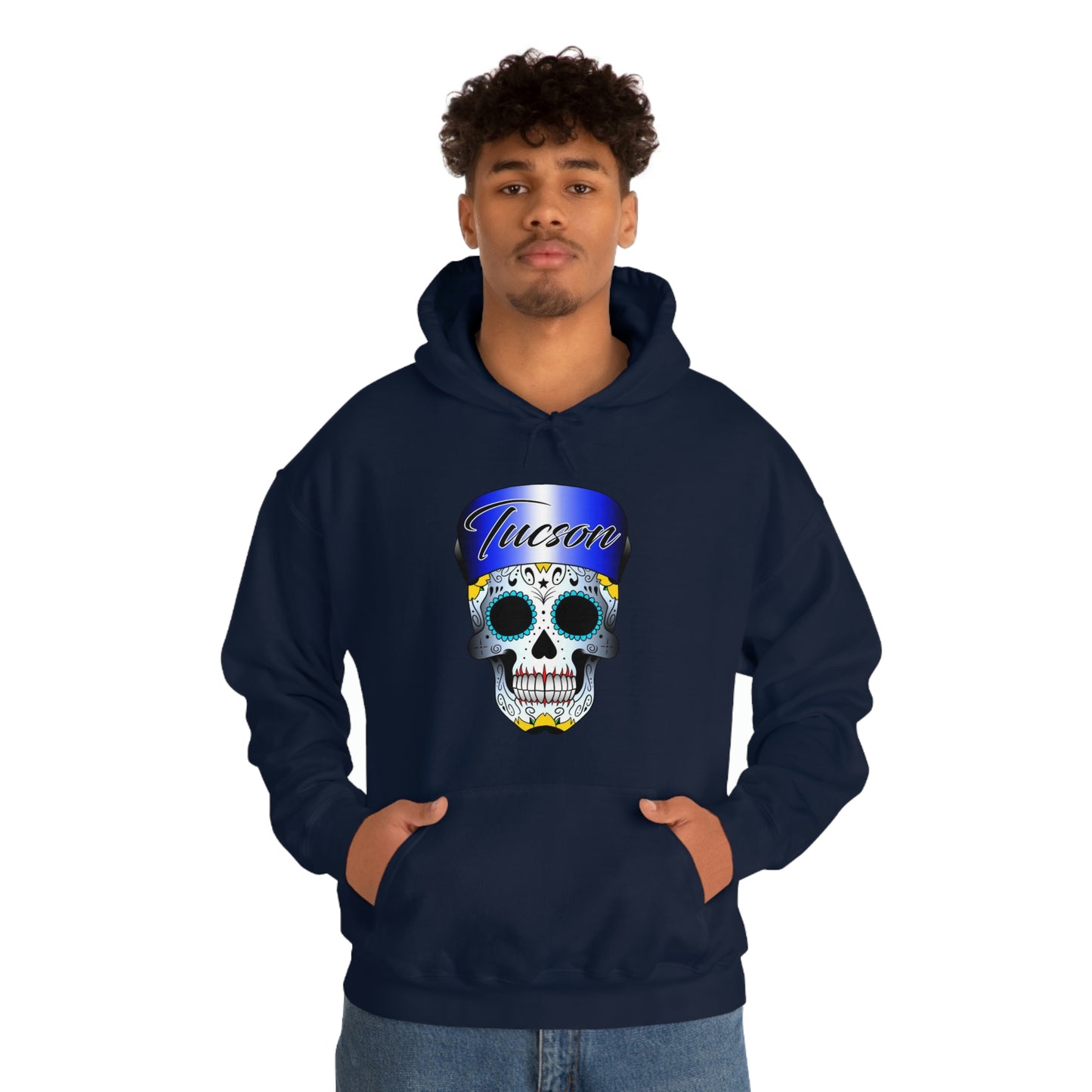 Tucson Skull Unisex Heavy Blend™ Hooded Sweatshirt