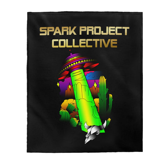 UFO Spark Velveteen Plush Blanket