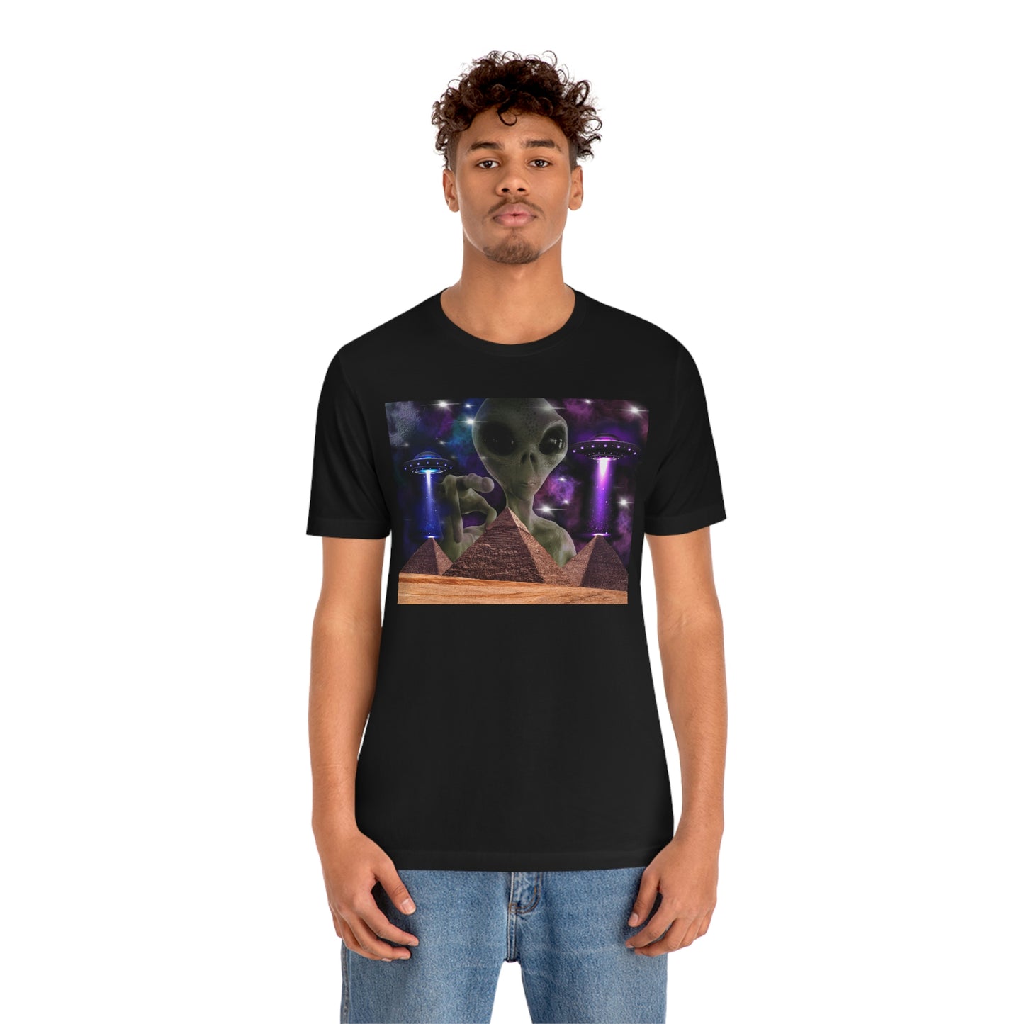 Alien Invasion Unisex Jersey Short Sleeve Tee