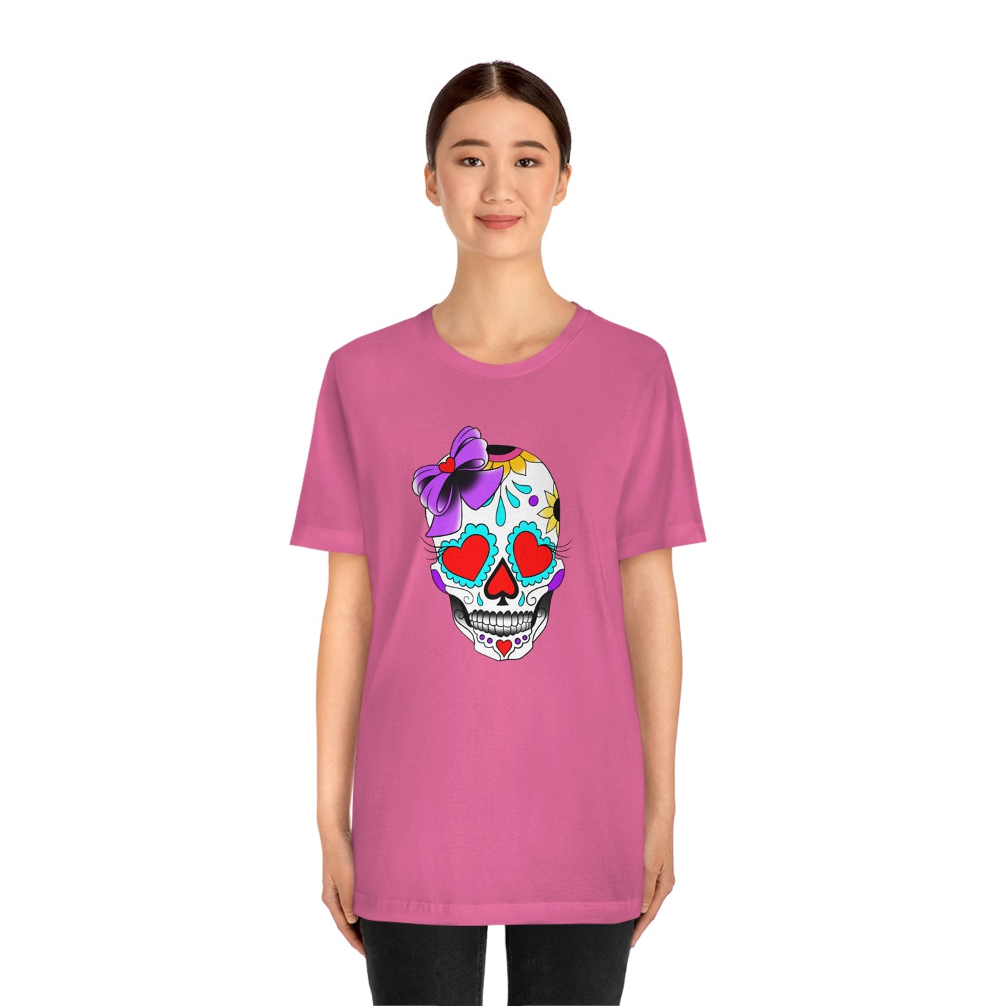 Lady Day of the Dead Unisex Jersey Short Sleeve Tee