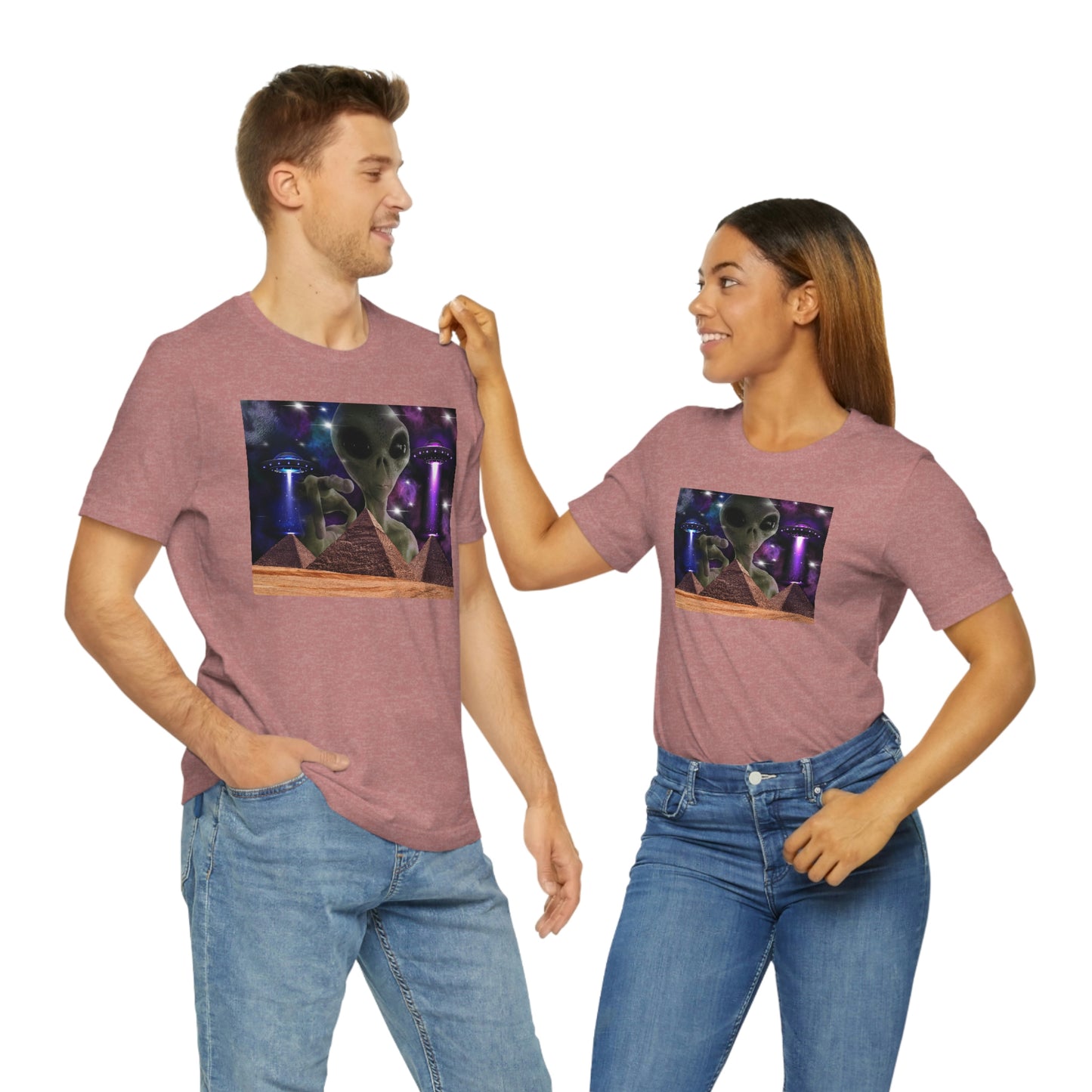 Alien Invasion Unisex Jersey Short Sleeve Tee