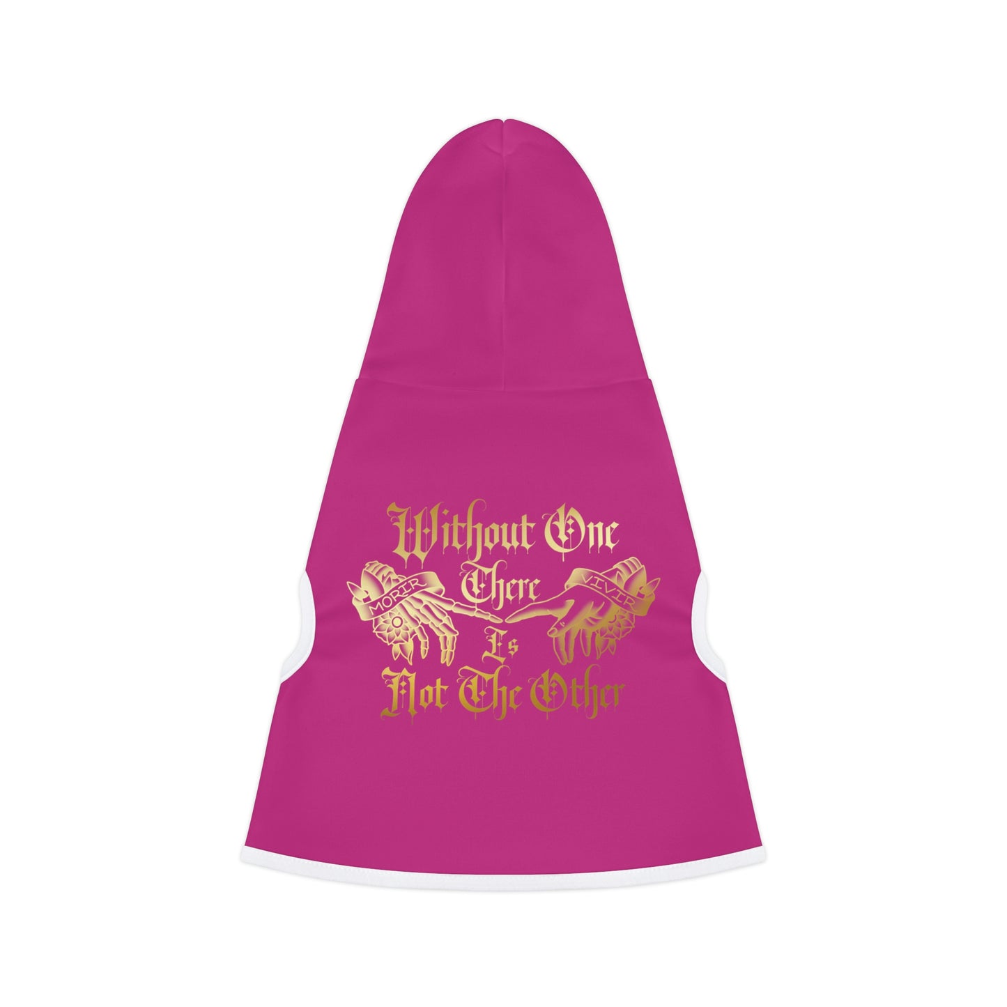 Without One There Is Not The Other Pink Dog Hoodie