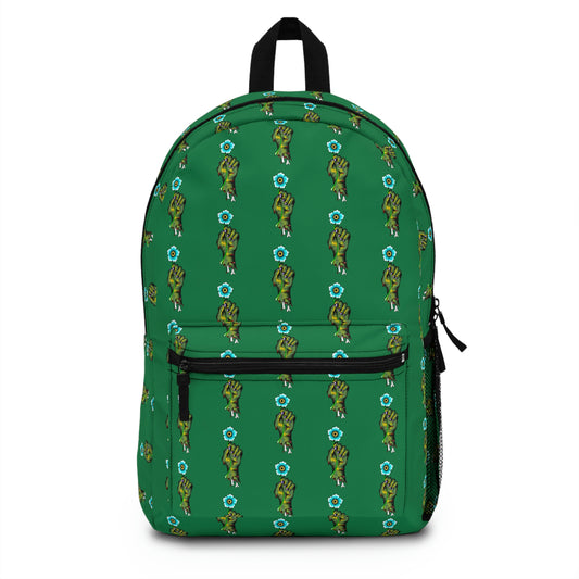 Dark Green Zombie Hand Backpack