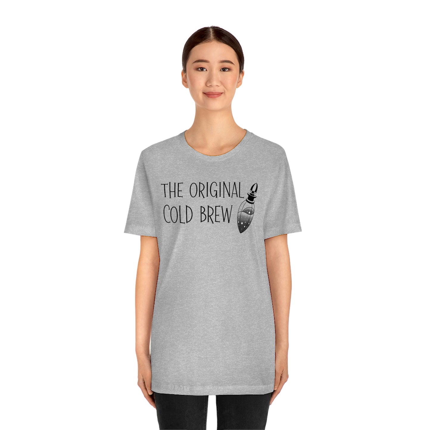 The Original Cold Brew Black Font Unisex Jersey Short Sleeve Tee