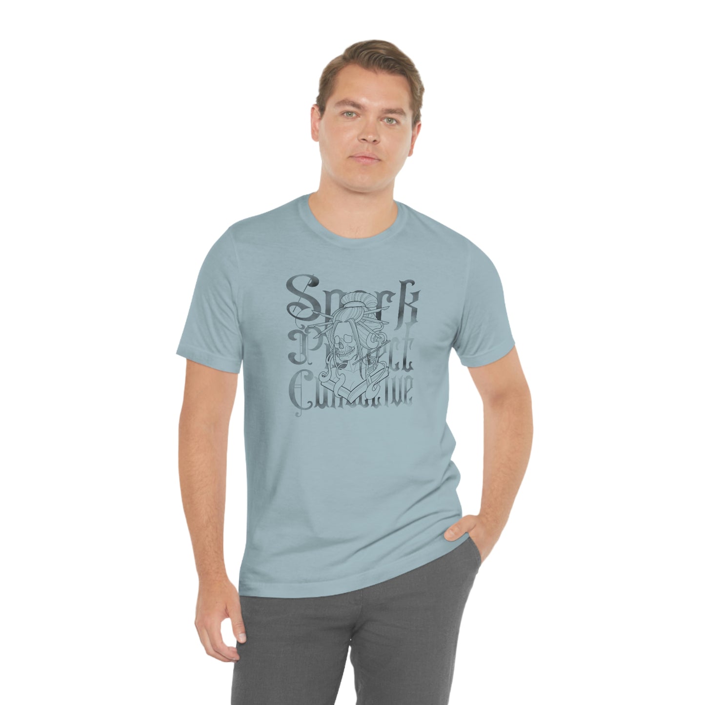 Japanese Spark Black Font Unisex Jersey Short Sleeve Tee