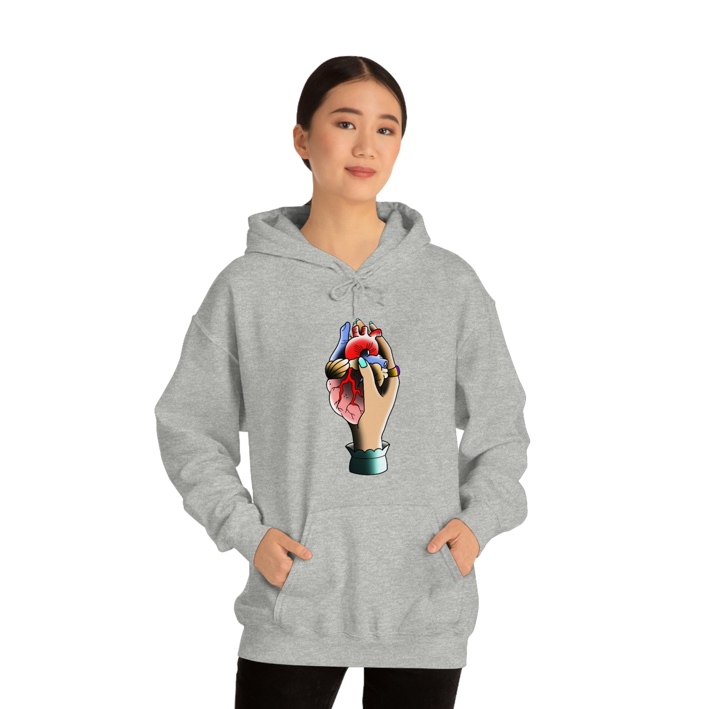 Rip My Heart Out Unisex Heavy Blend™ Hooded Sweatshirt