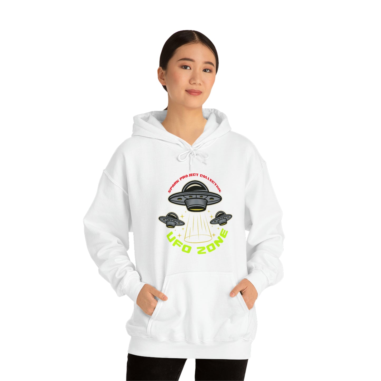 UFO Zone Unisex Heavy Blend™ Hooded Sweatshirt