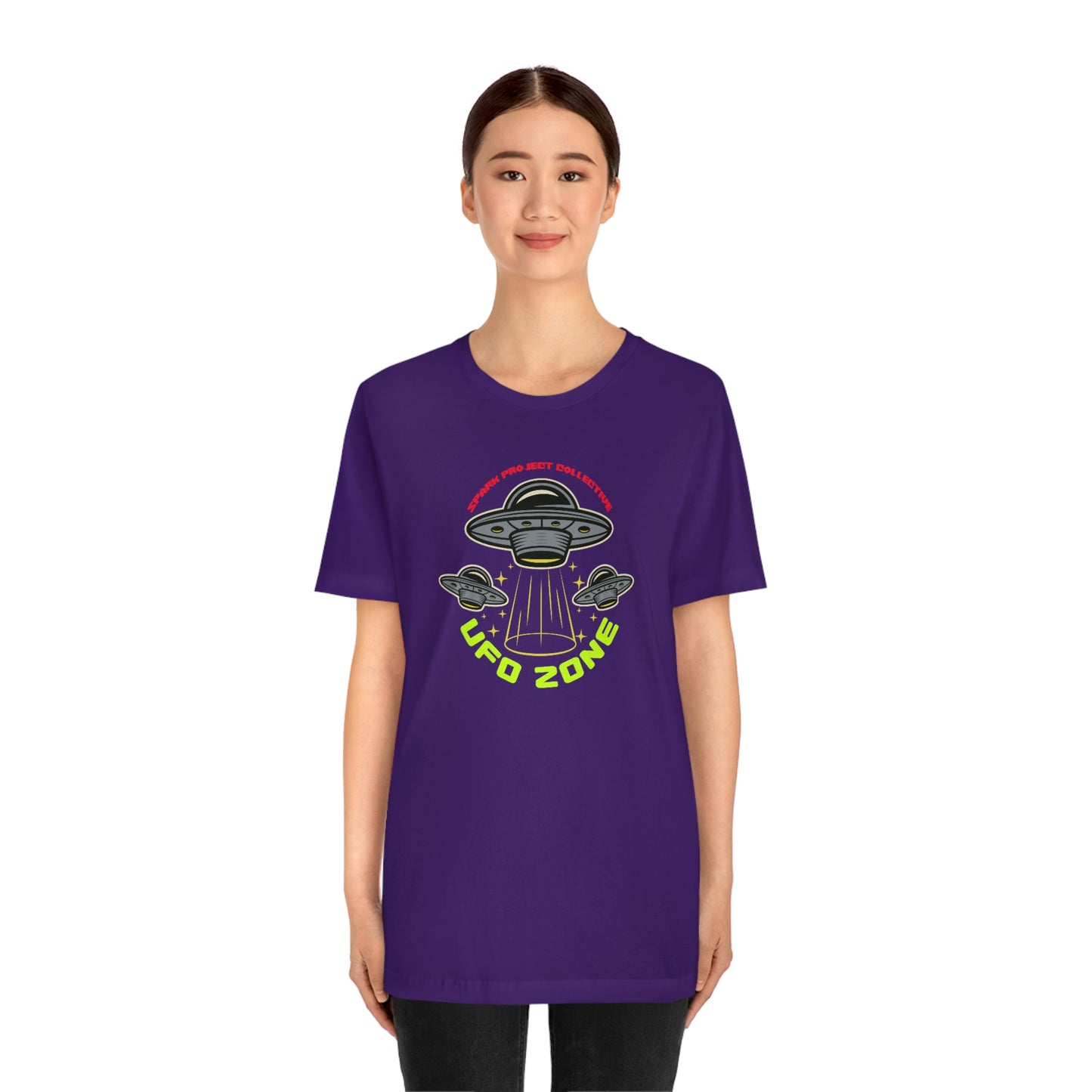 UFO Zone unisex jersey short sleeve tee