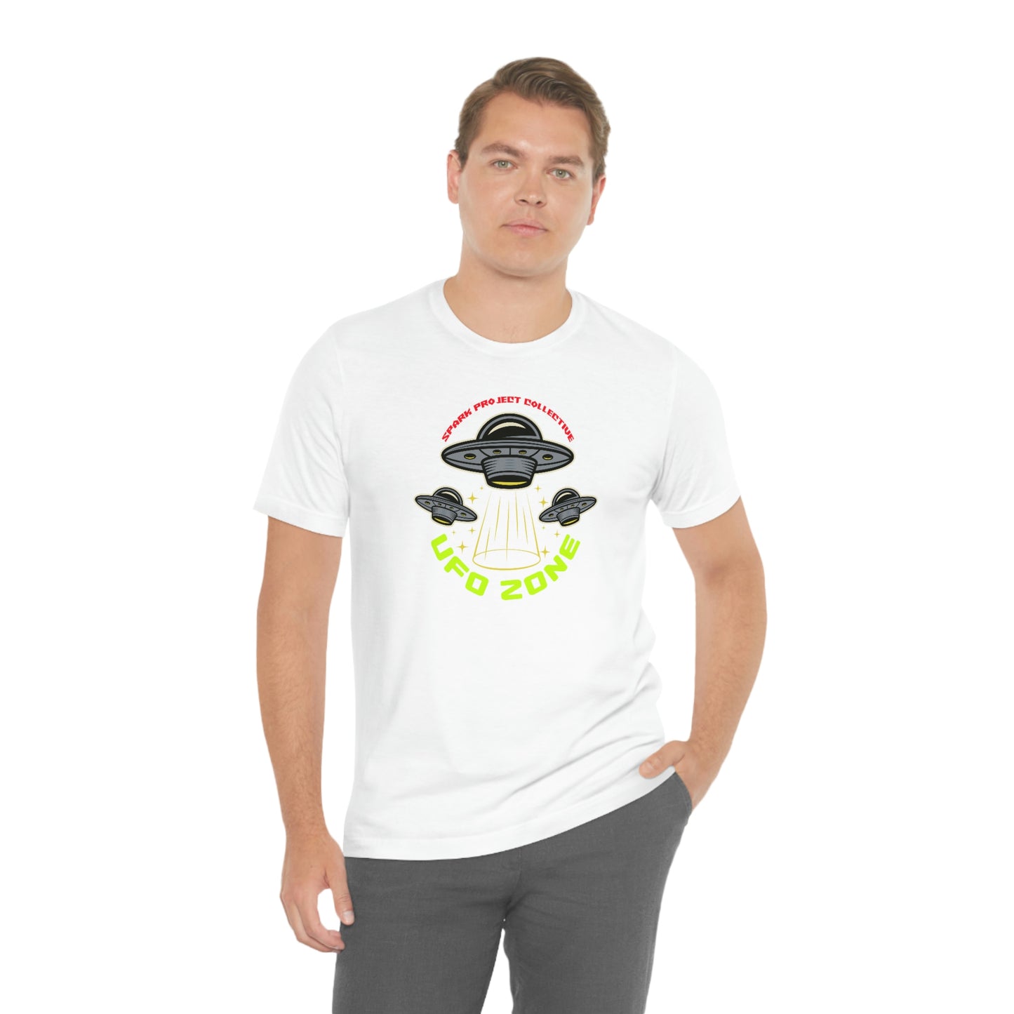 UFO Zone unisex jersey short sleeve tee