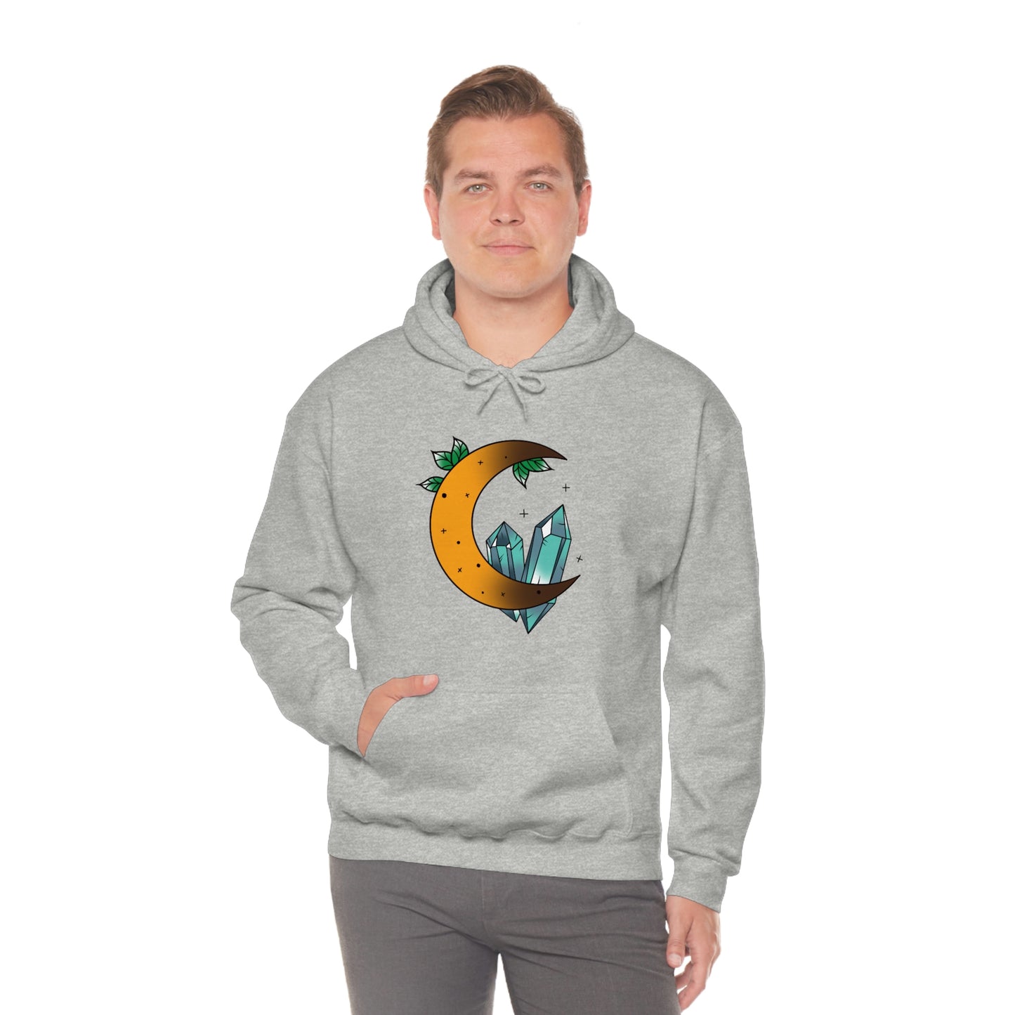 Blue Crystal Unisex Heavy Blend™ Hooded Sweatshirt