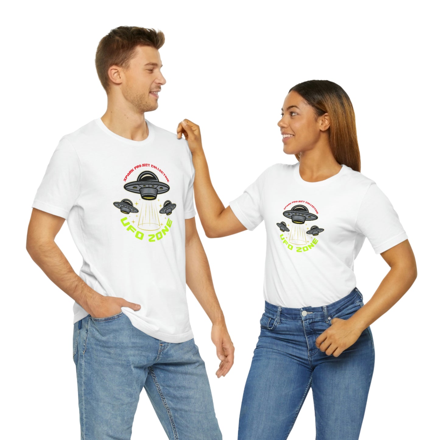 UFO Zone unisex jersey short sleeve tee