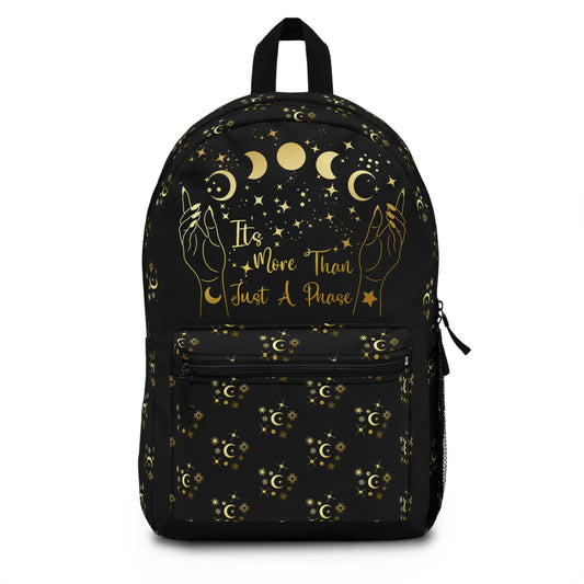 Black More than a phase stars Backpack