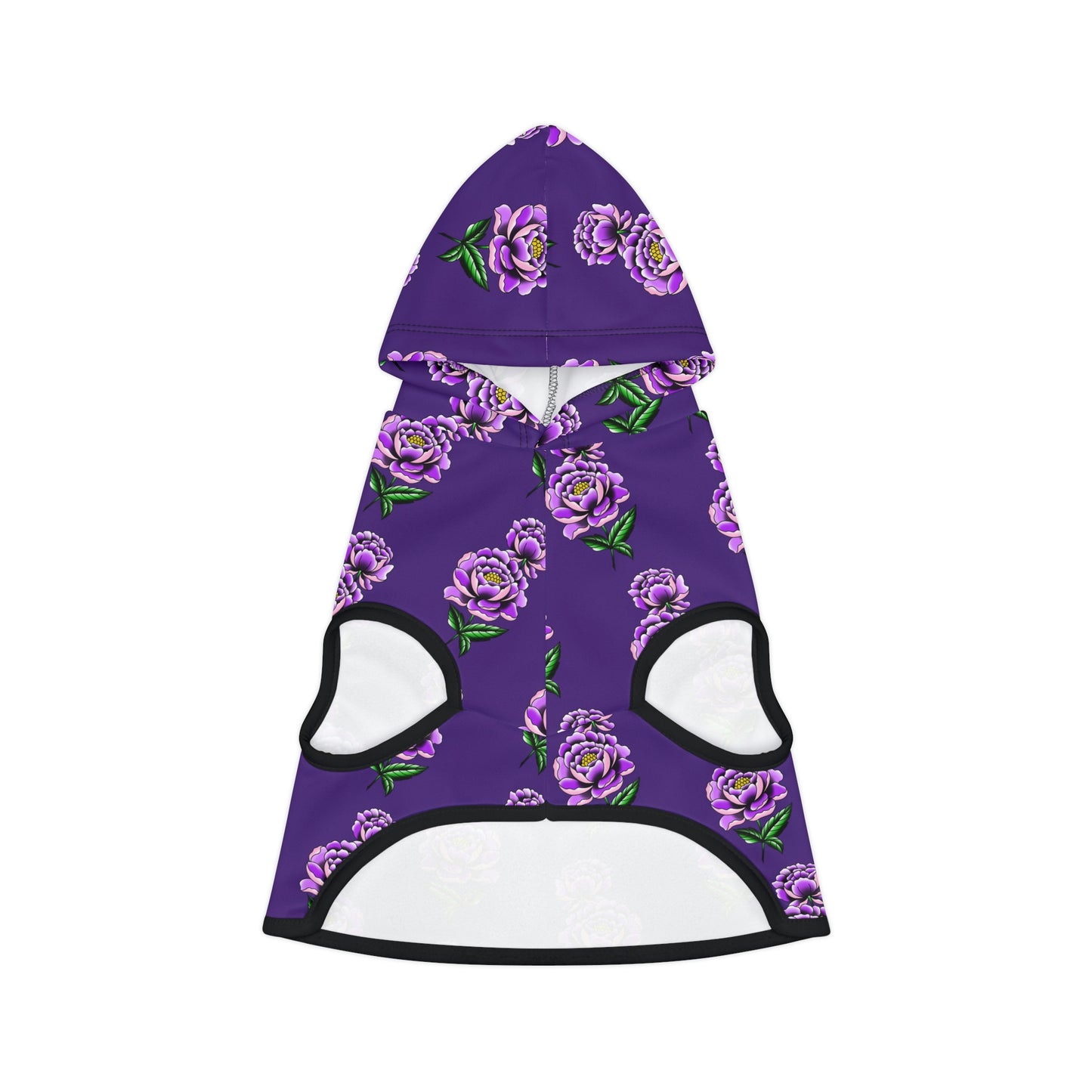 Flower Pattern Dog Hoodie