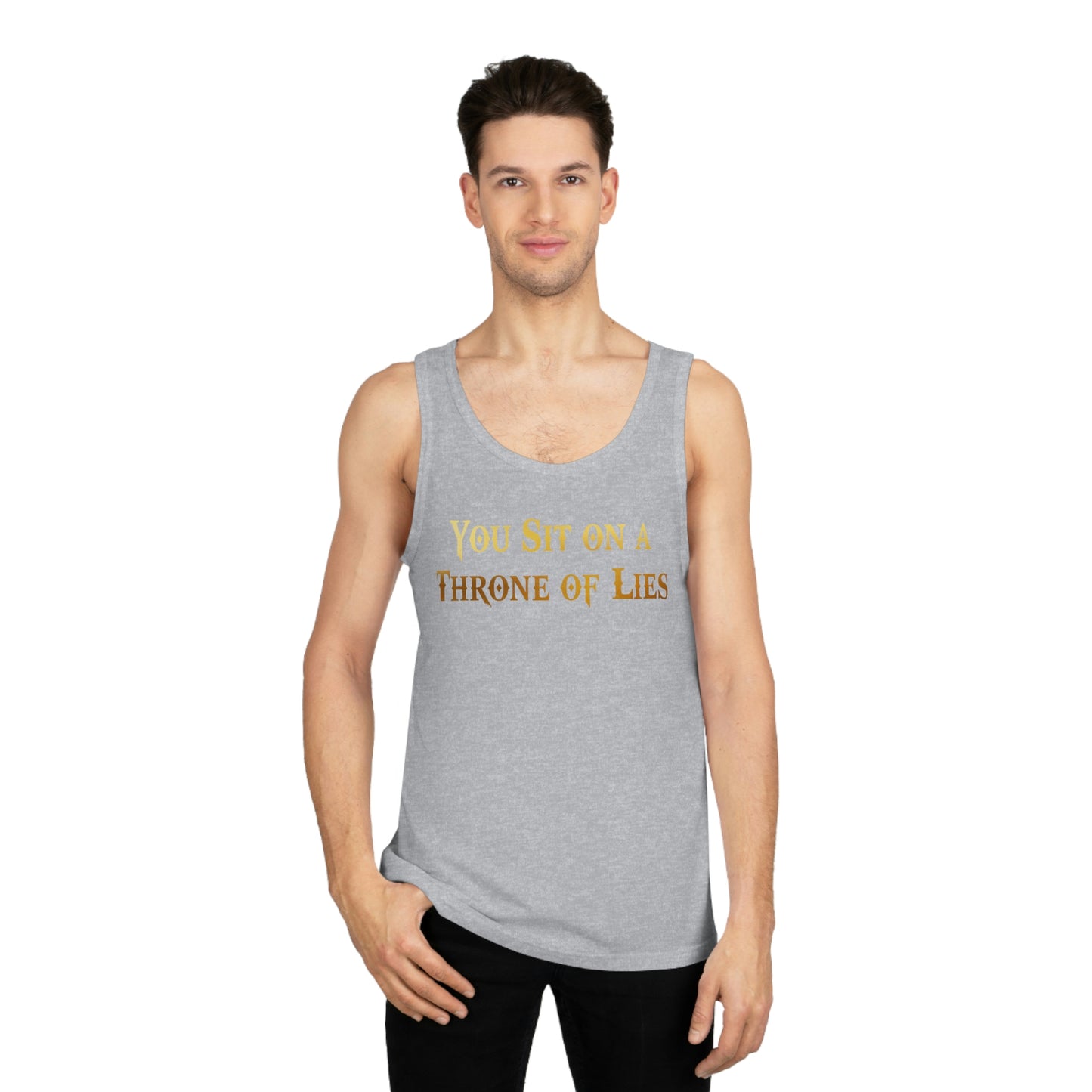 You Sit on A Throne of Lies Unisex Softstyle™ Tank Top