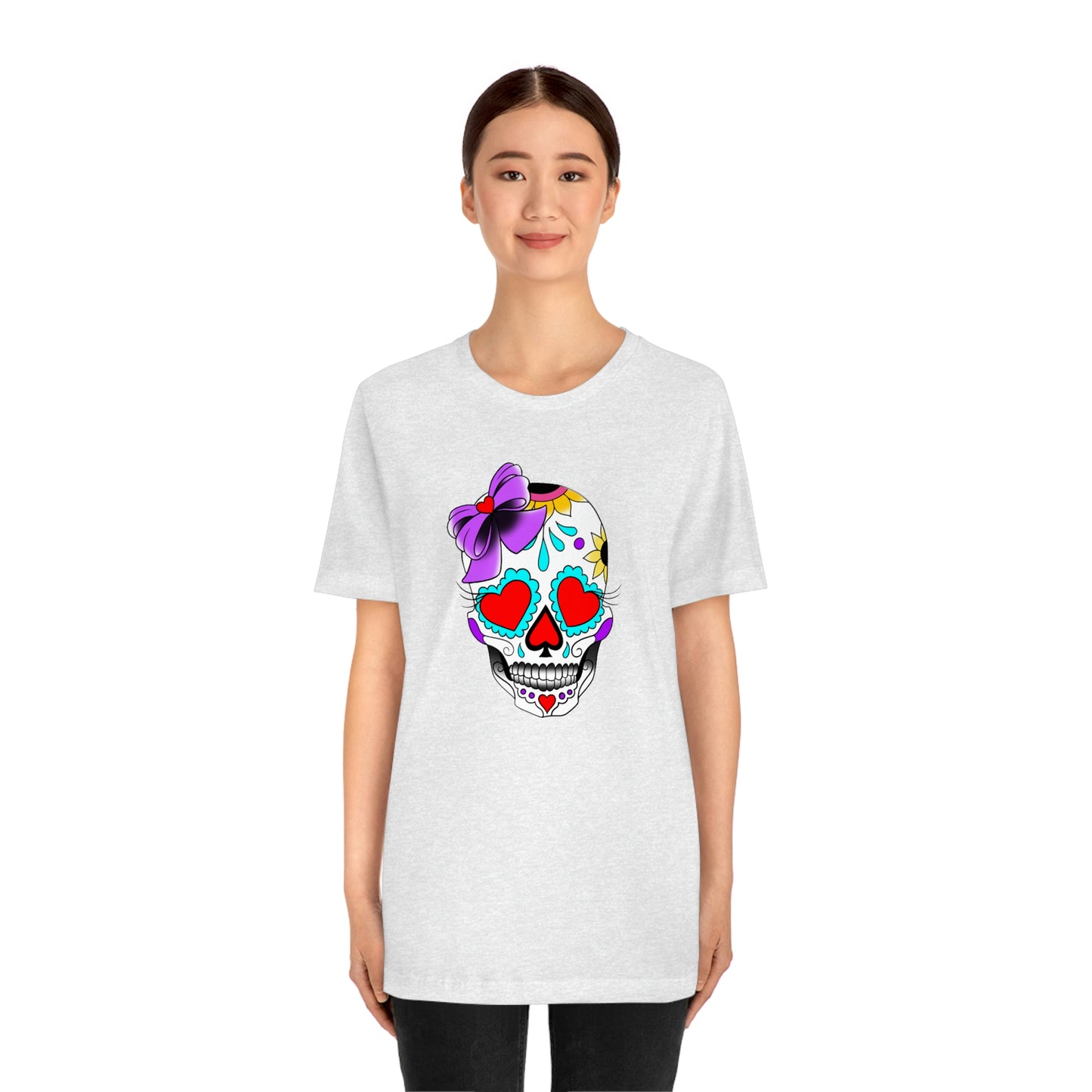 Lady Day of the Dead Unisex Jersey Short Sleeve Tee