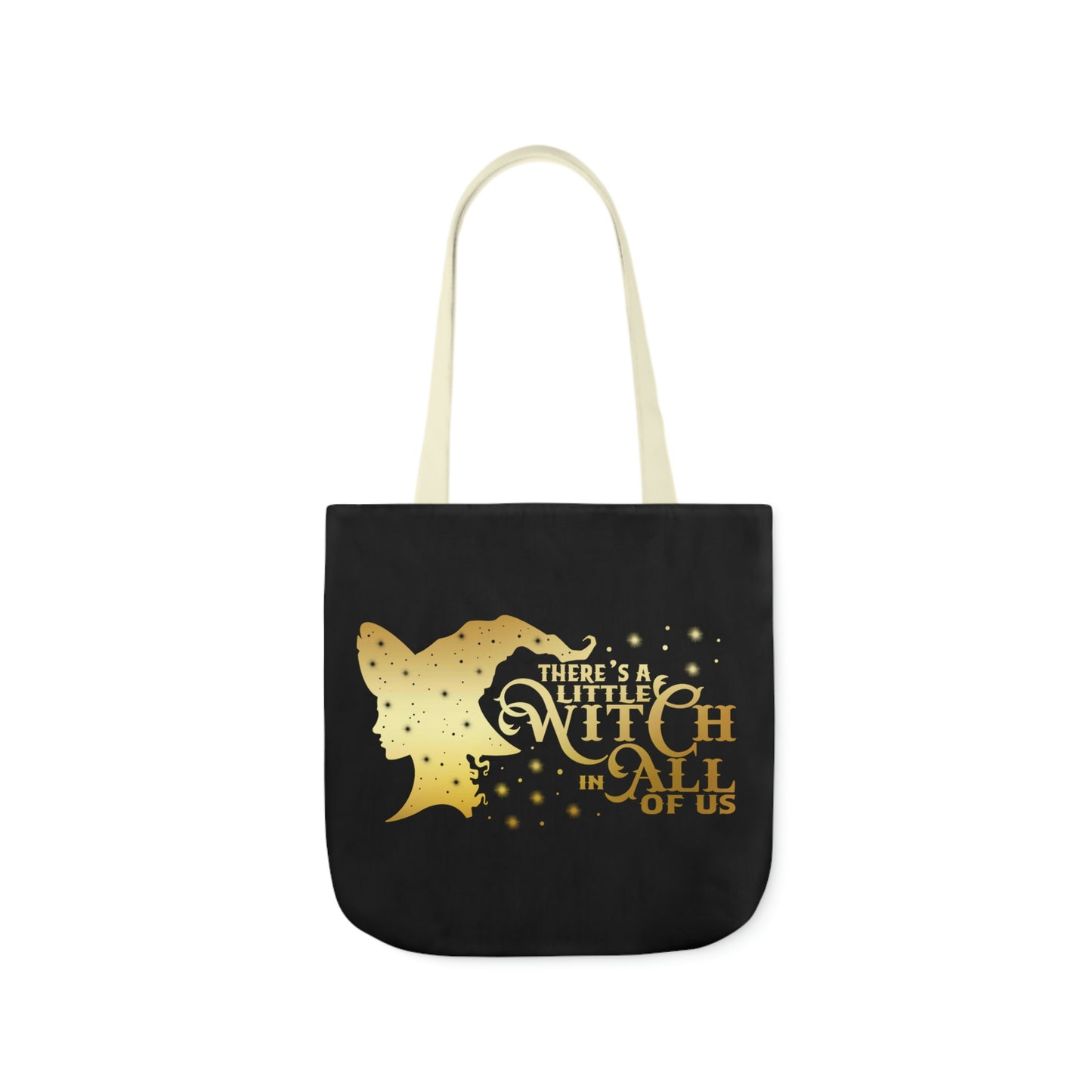 Witch in All of Us AOP Polyester Canvas Tote Bag