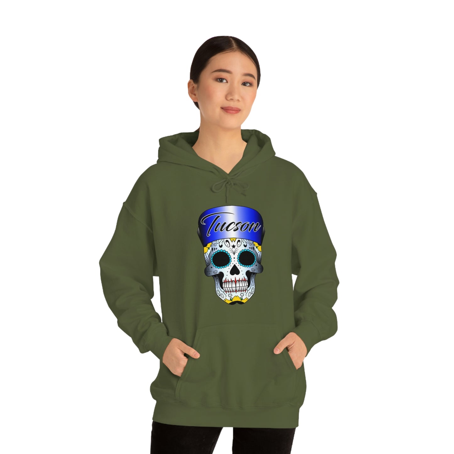 Tucson Skull Unisex Heavy Blend™ Hooded Sweatshirt