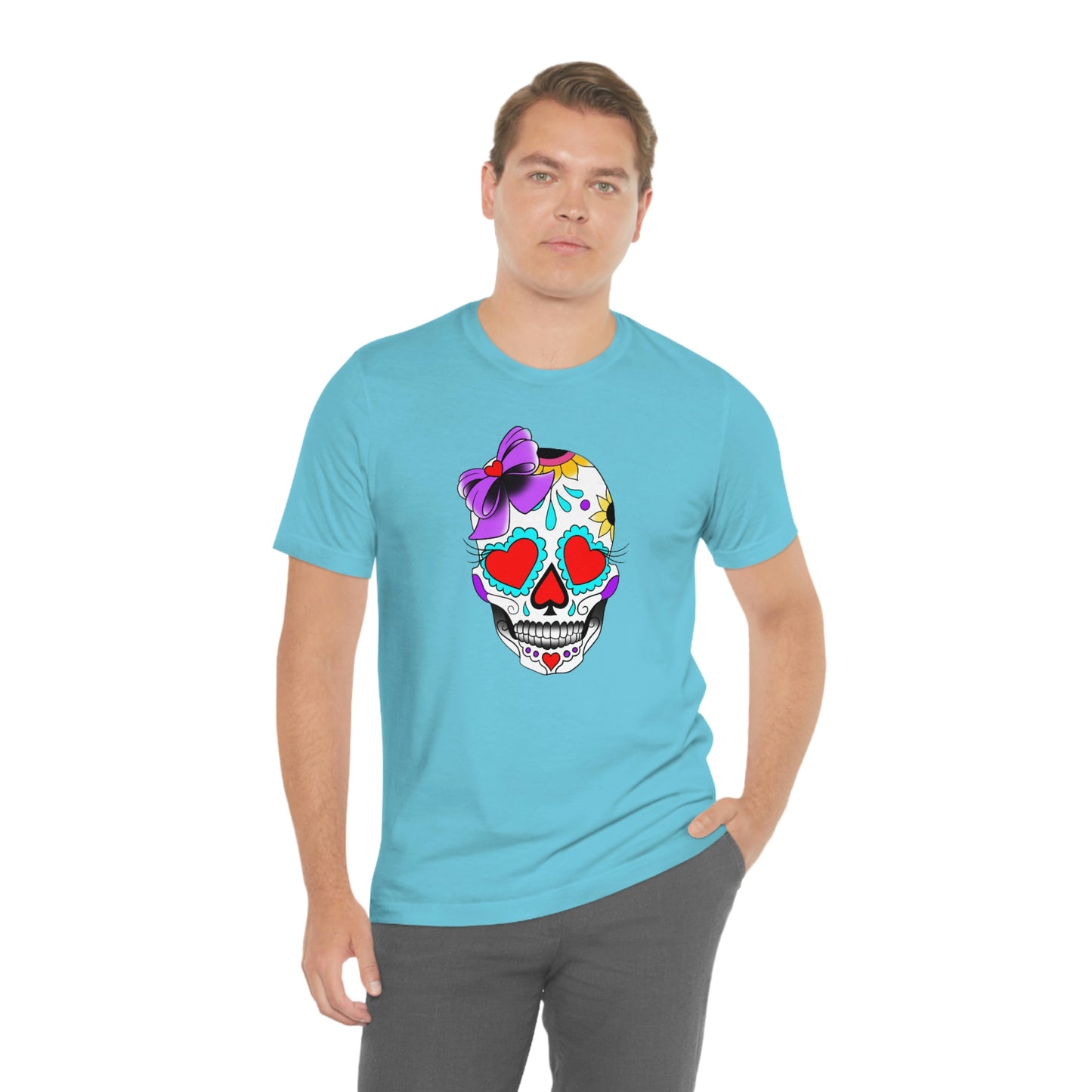 Lady Day of the Dead Unisex Jersey Short Sleeve Tee