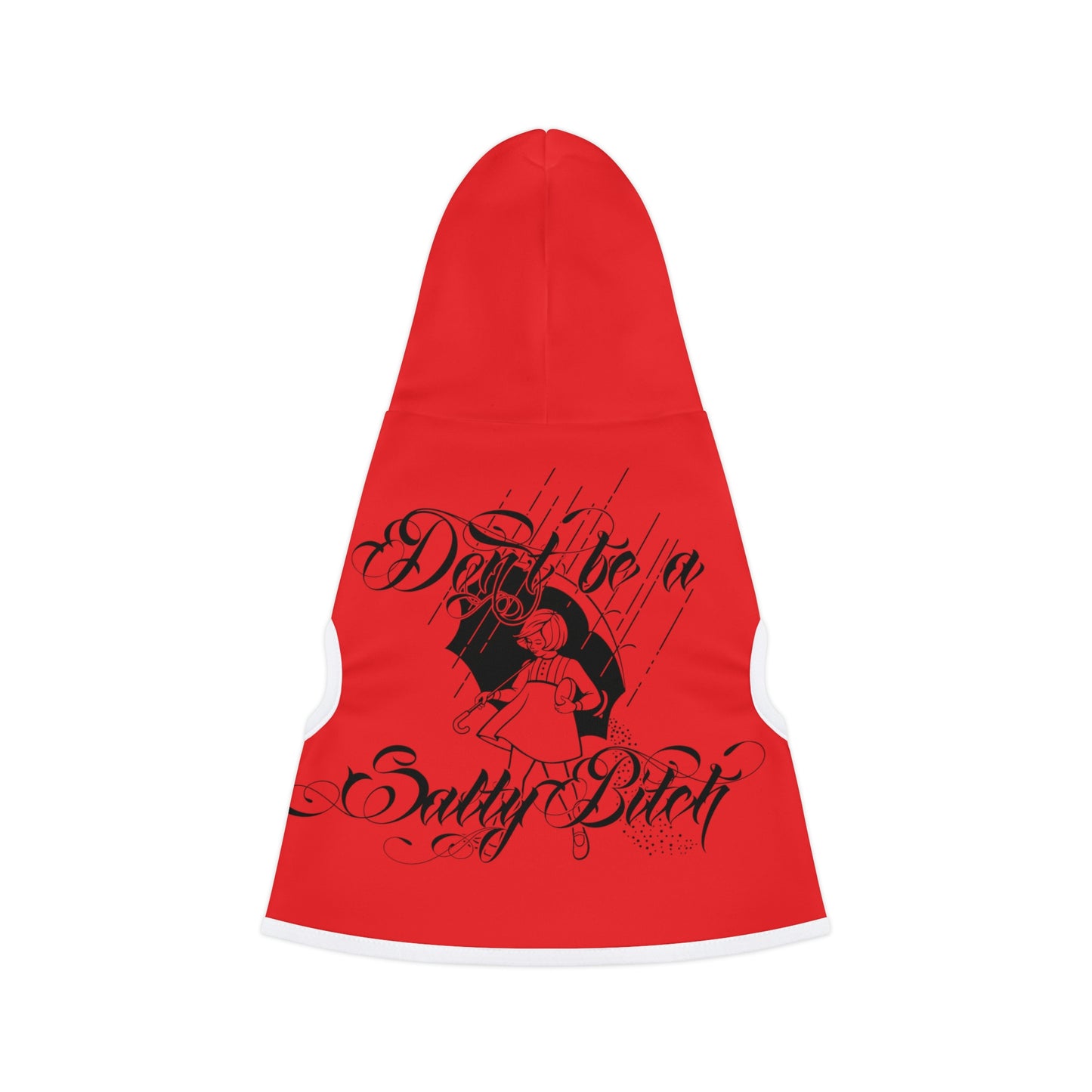 Don't Be Salty Red Dog Hoodie