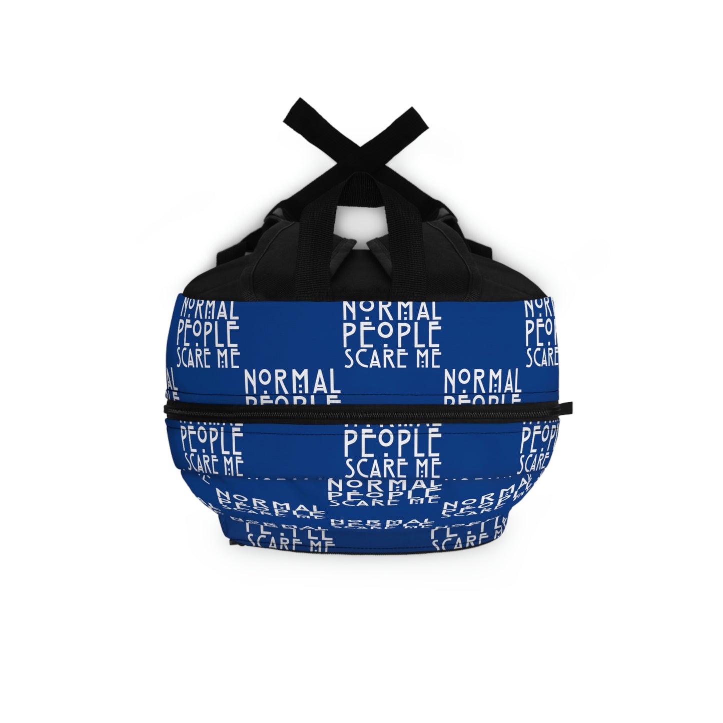 Dark Blue Checkered Normal people Backpack