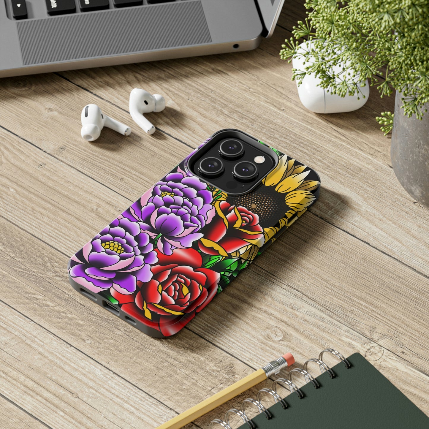 Flower Mix Up Tough Phone Cases, Case-Mate