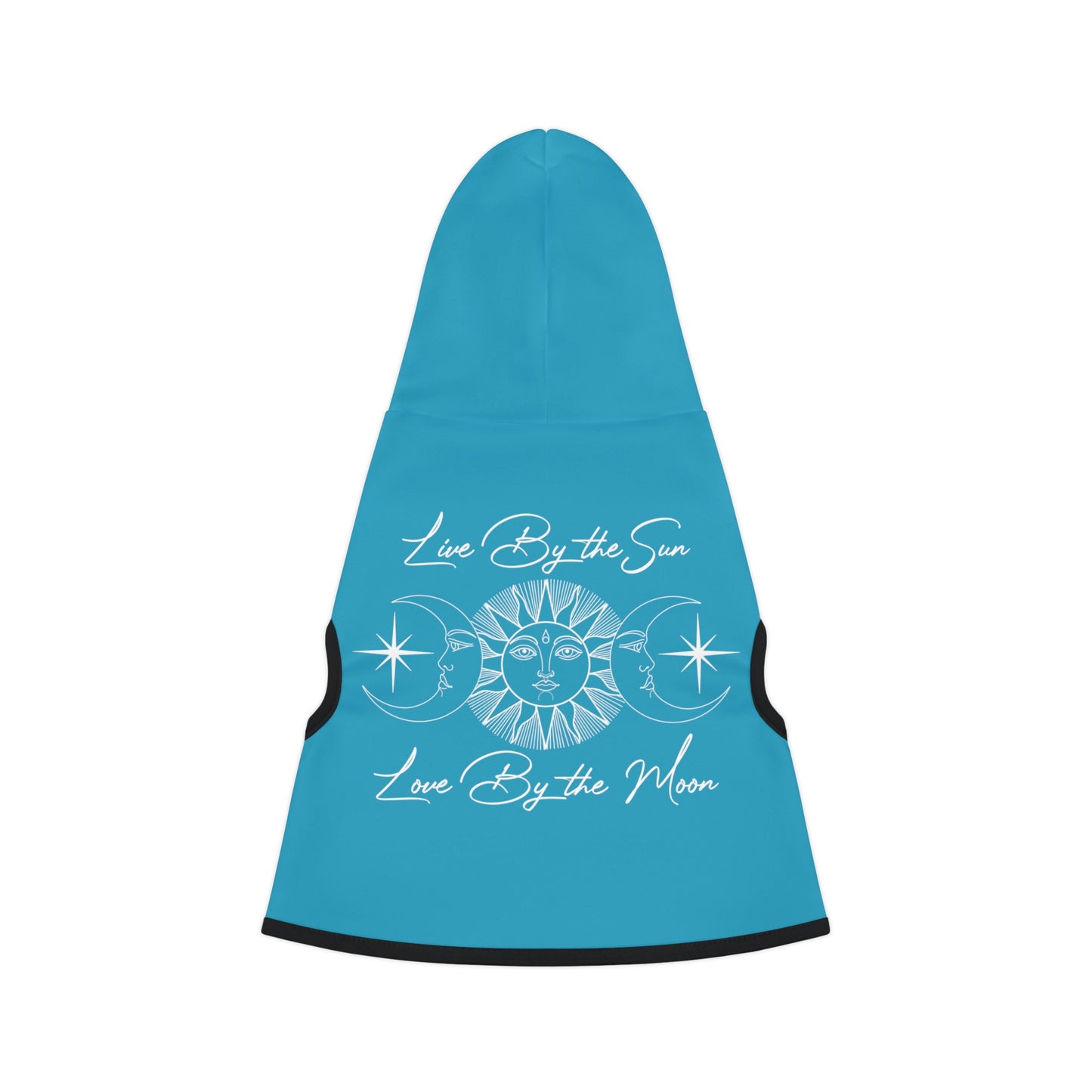 Sun and Moon Light Blue Doggy Hoodie