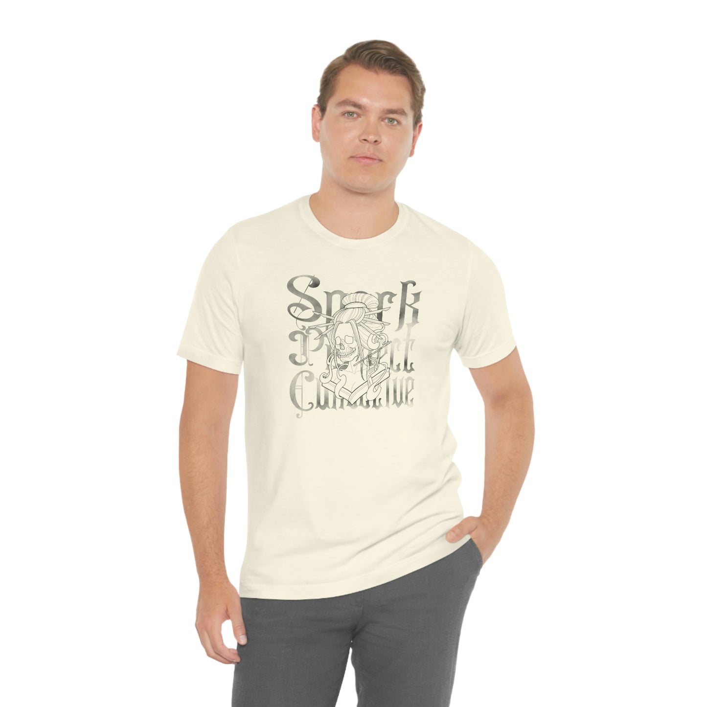 Japanese Spark Black Font Unisex Jersey Short Sleeve Tee