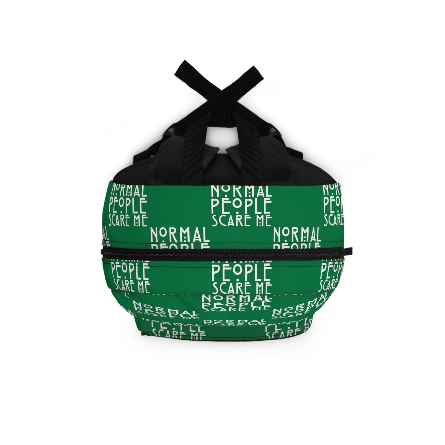 Dark Green Checkered Normal people Backpack