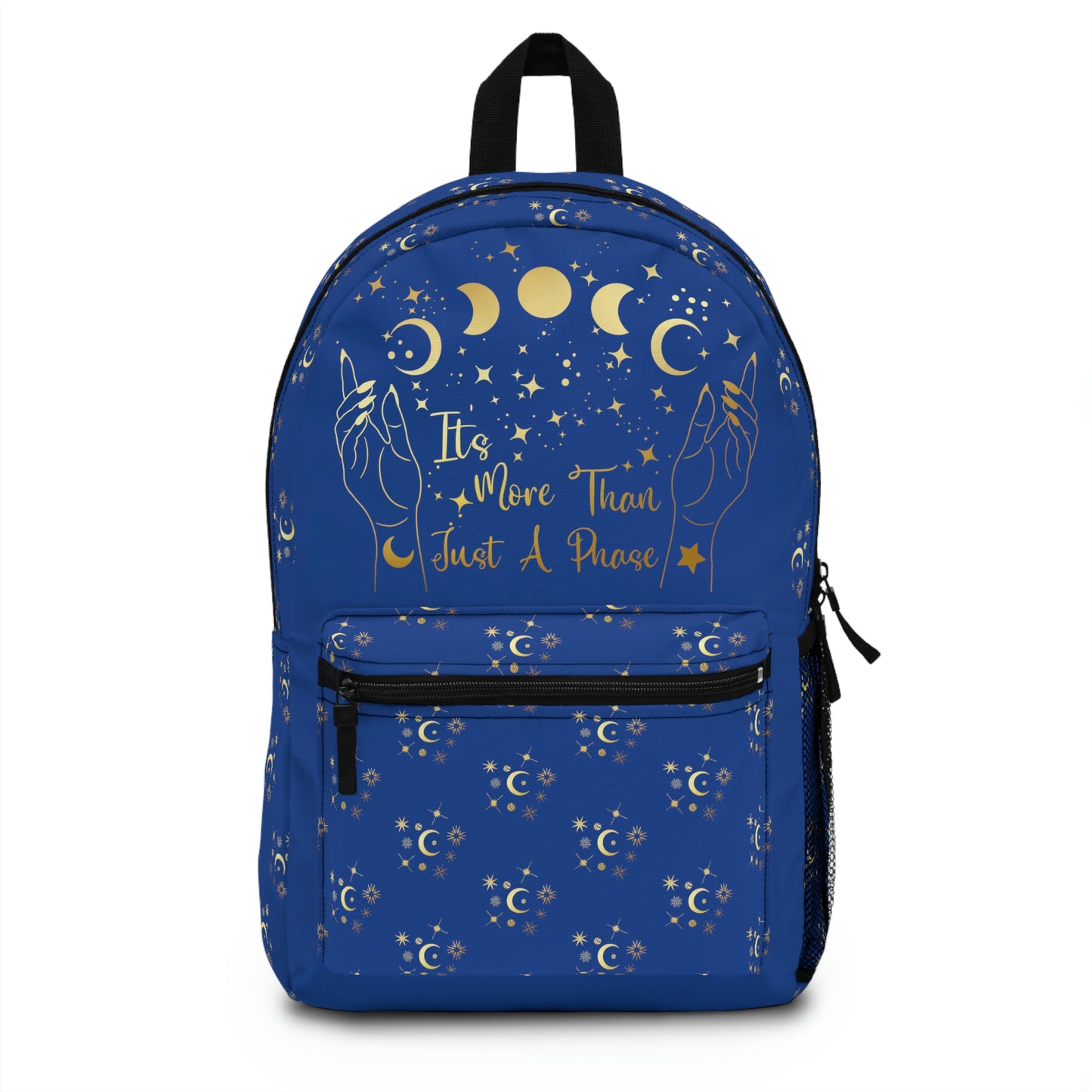 Dark Blue More than a phase stars Backpack